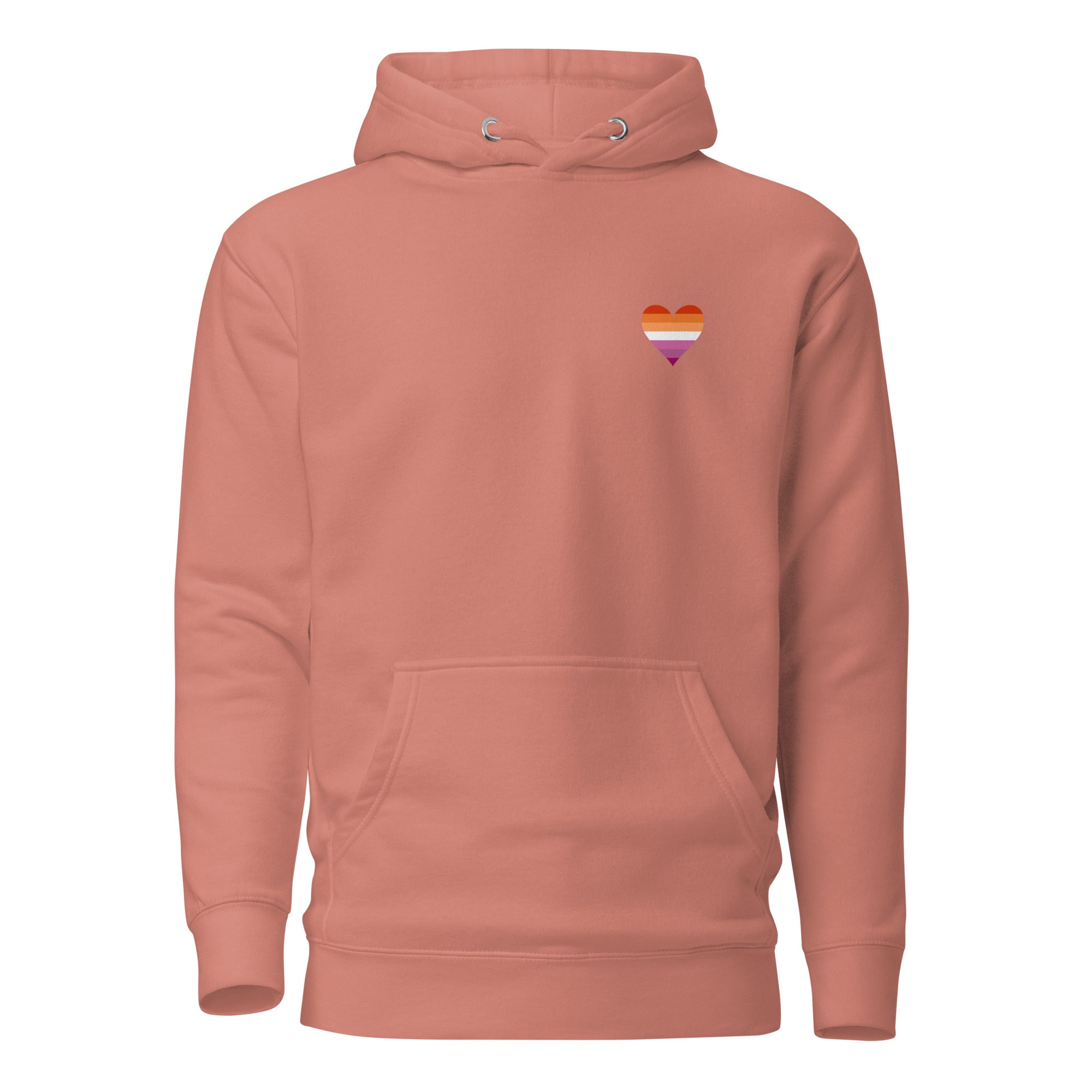 Unisex Hoodie Lesbian Heart