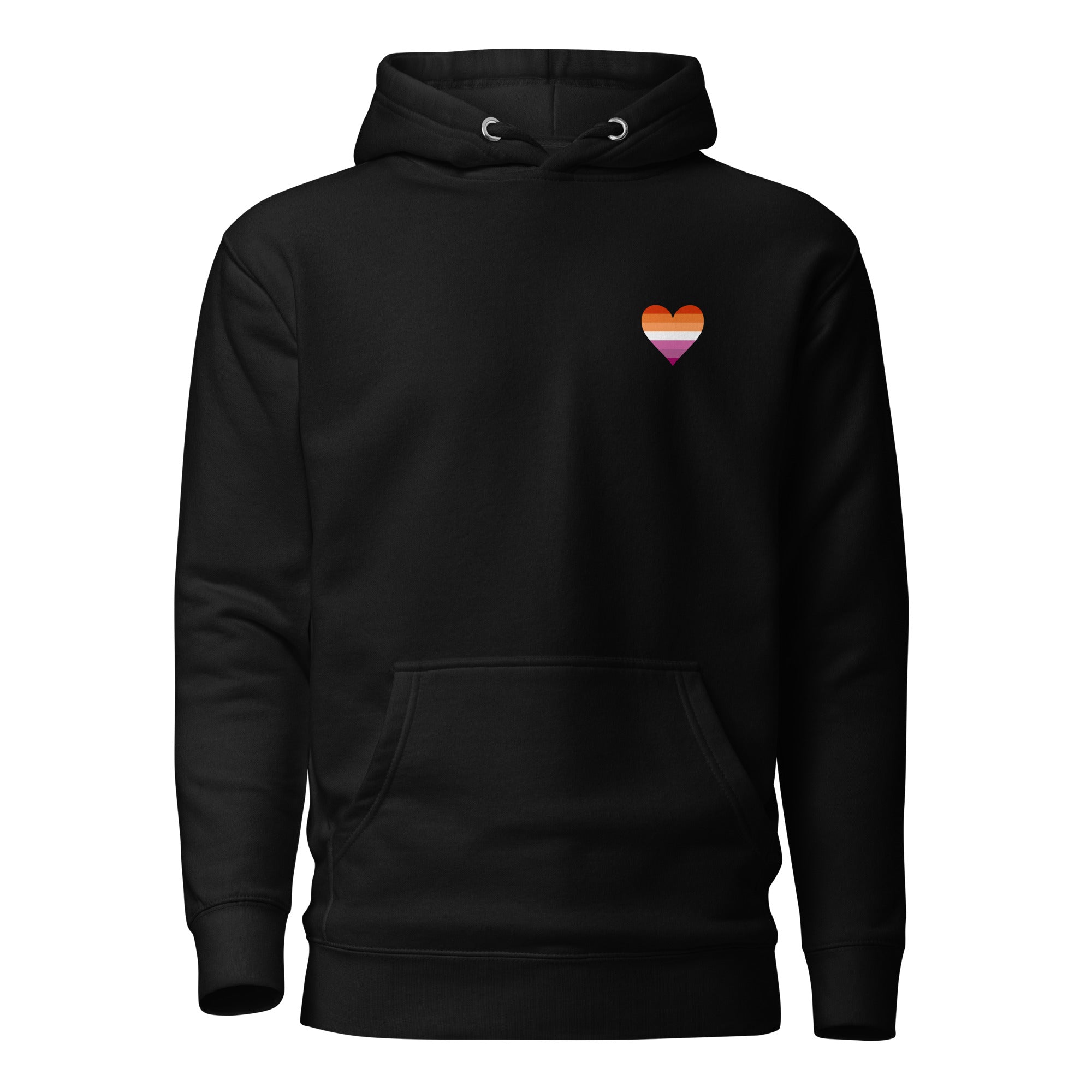 Unisex Hoodie Lesbian Heart