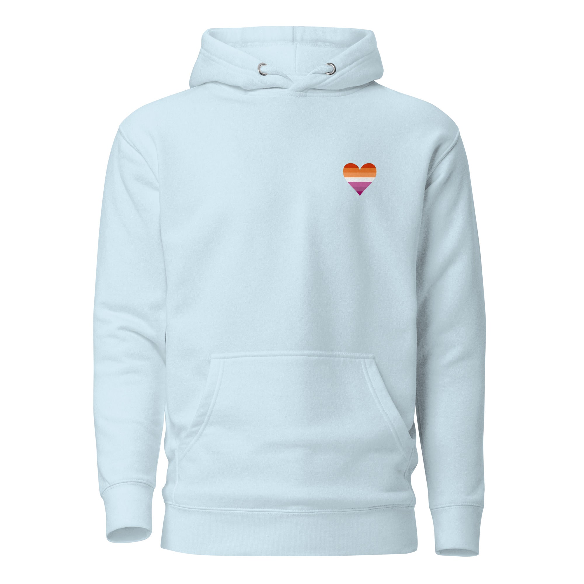 Unisex Hoodie Lesbian Heart