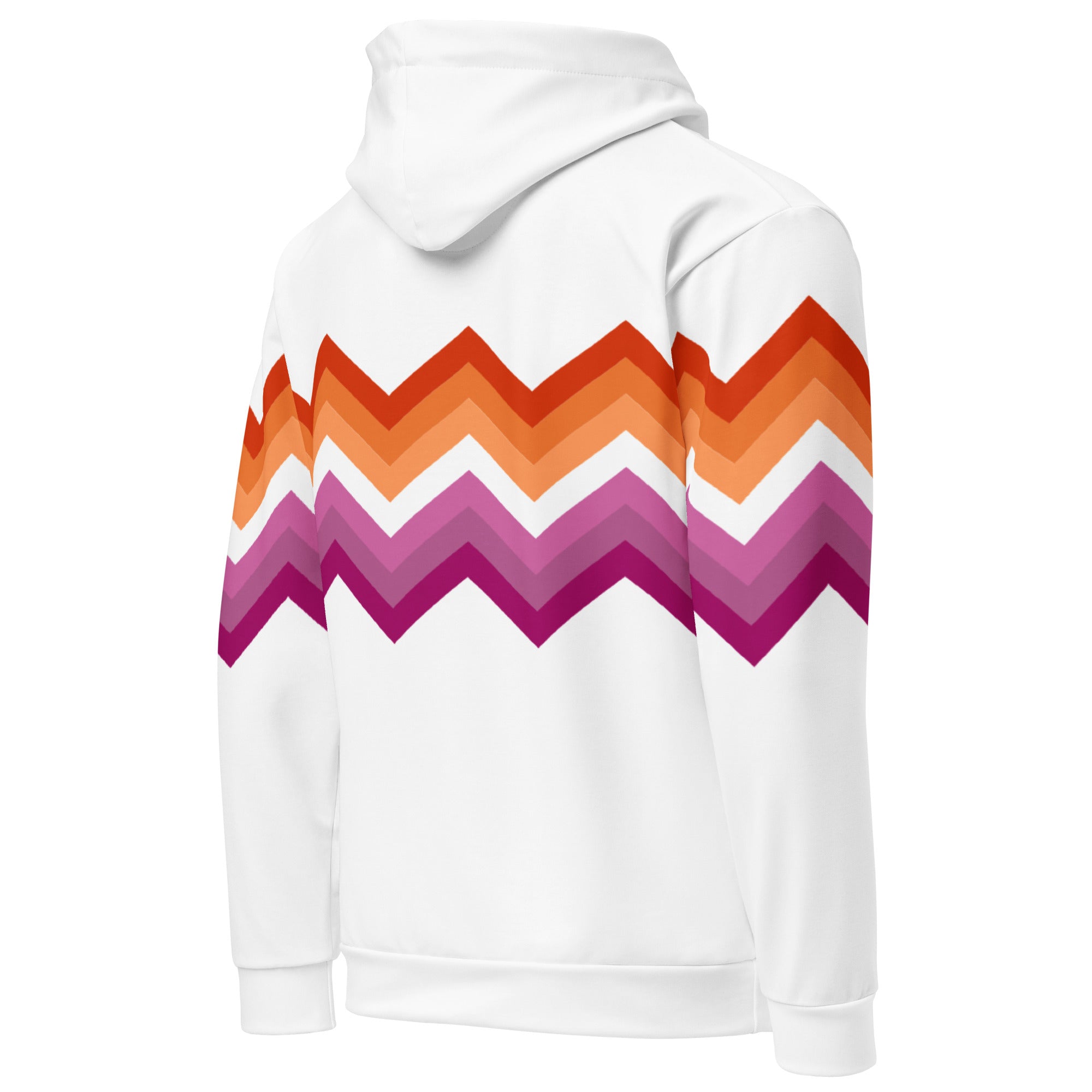 Unisex Hoodie Lesbian Zigzag Pattern