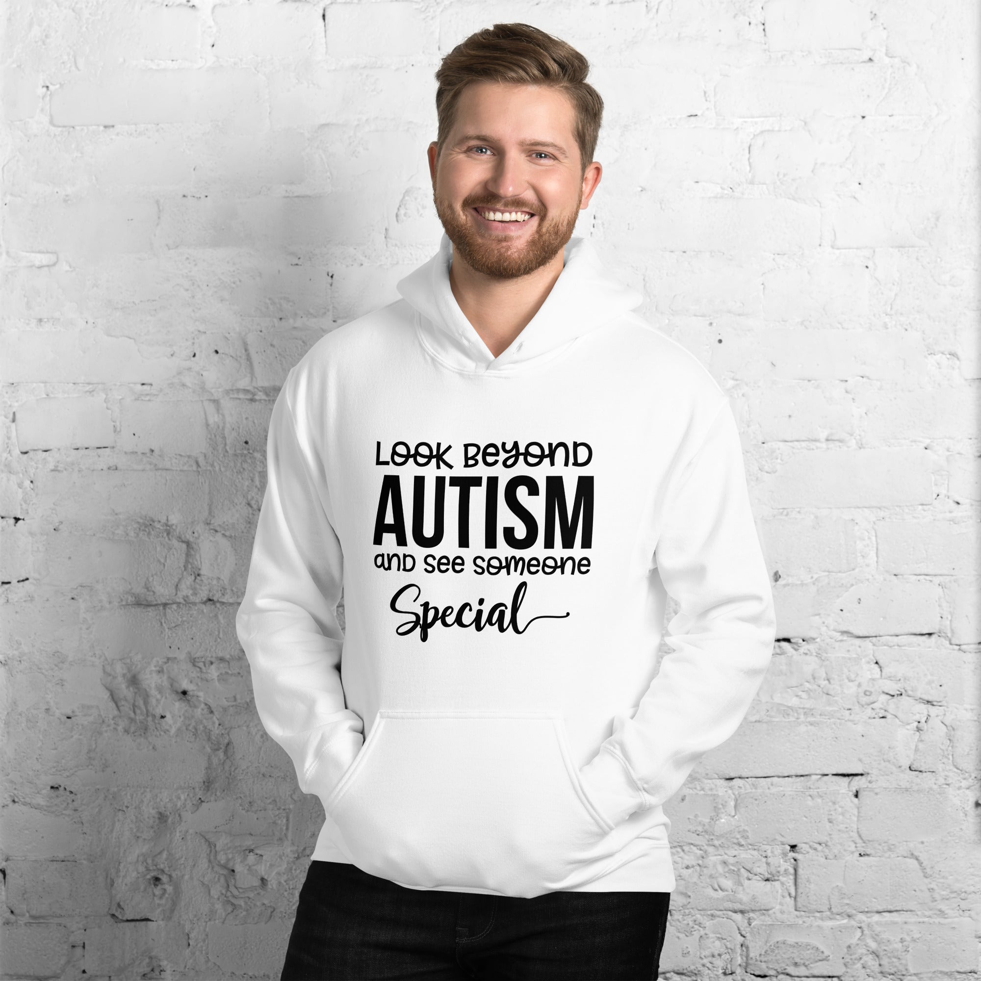 Unisex Hoodie Look Beyond Autism