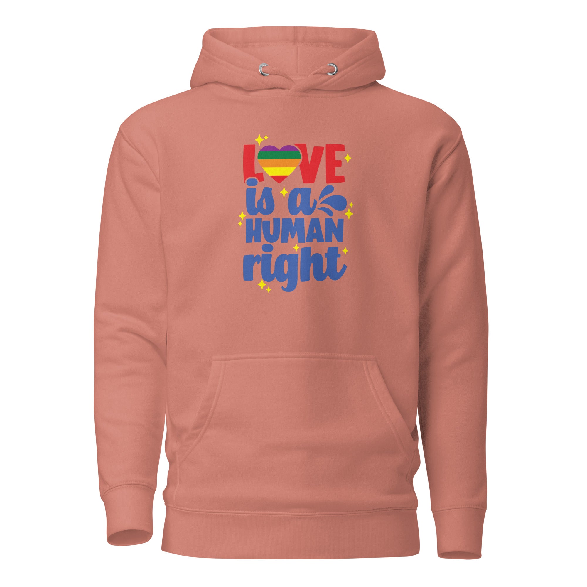 Unisex Hoodie Love is a human right