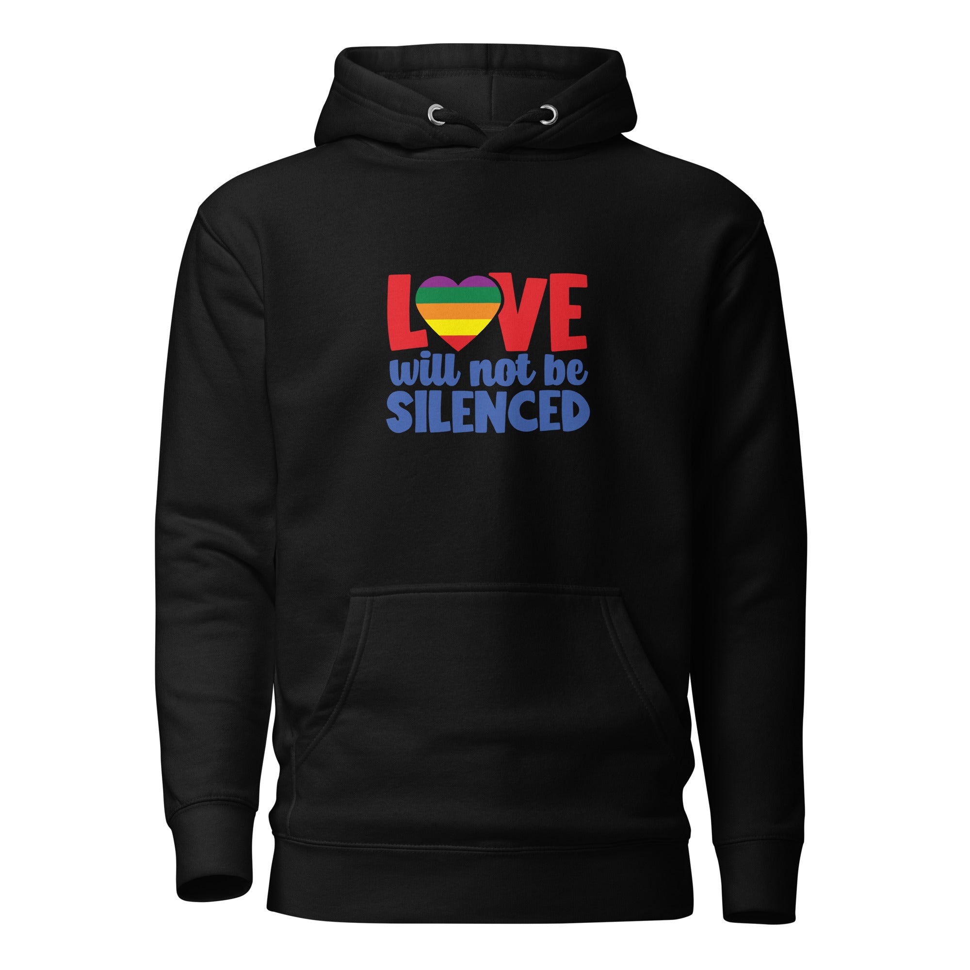 Unisex Hoodie Love will not be silenced