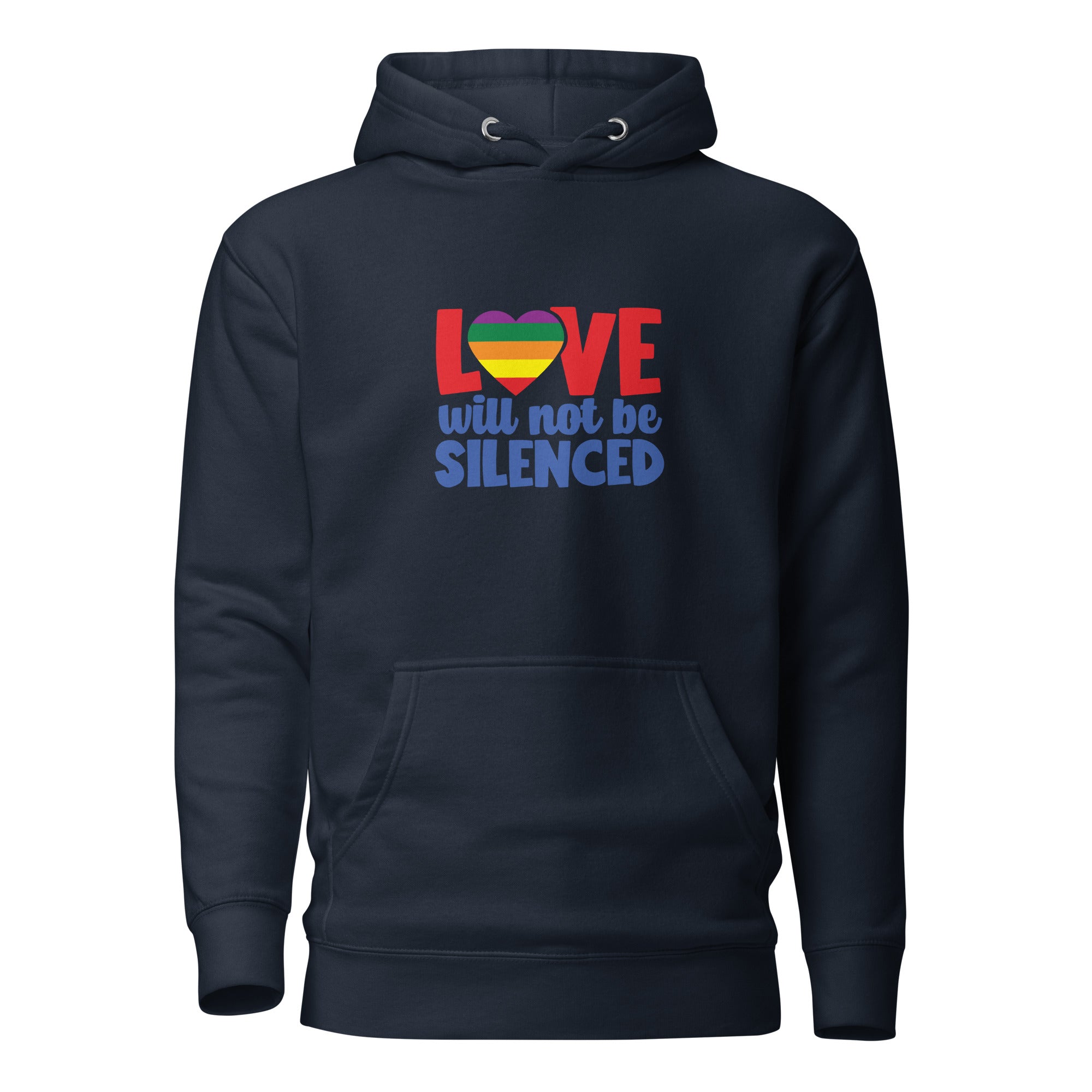 Unisex Hoodie Love will not be silenced