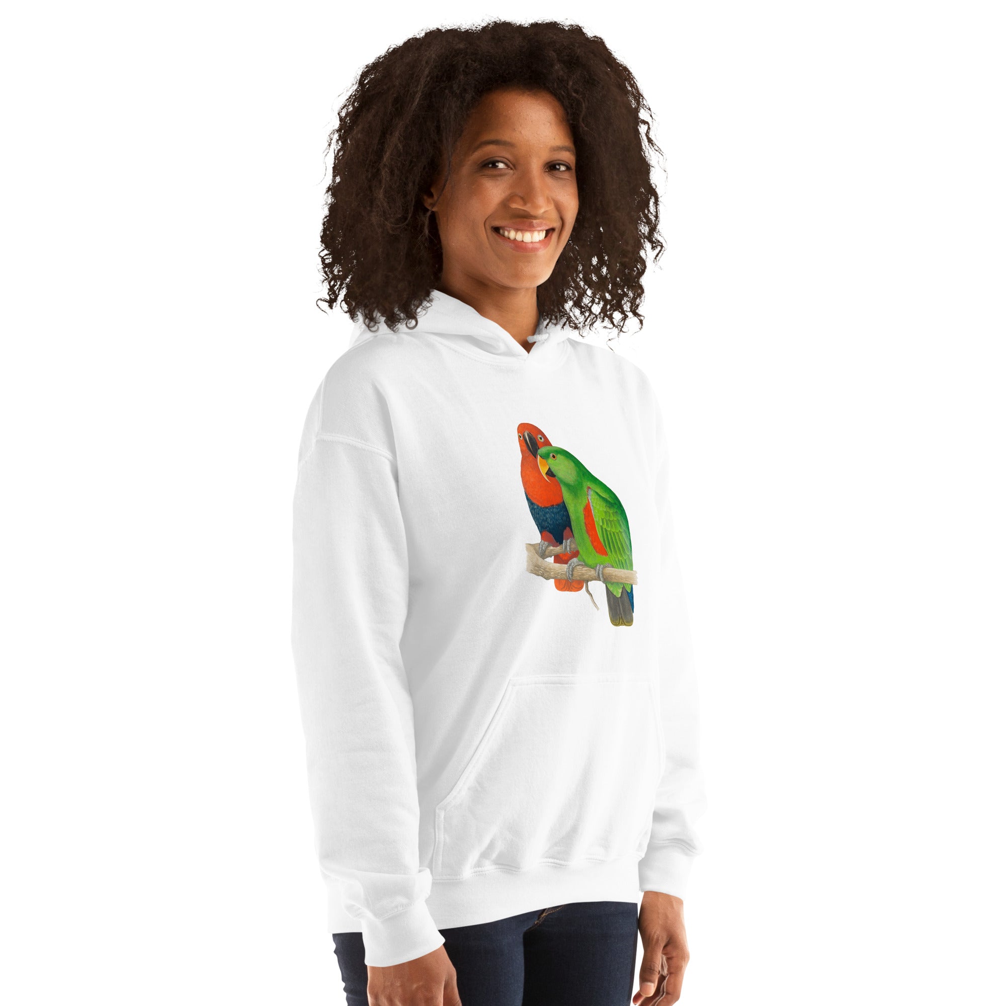 Unisex Hoodie New Guinea Eclectus Parrot