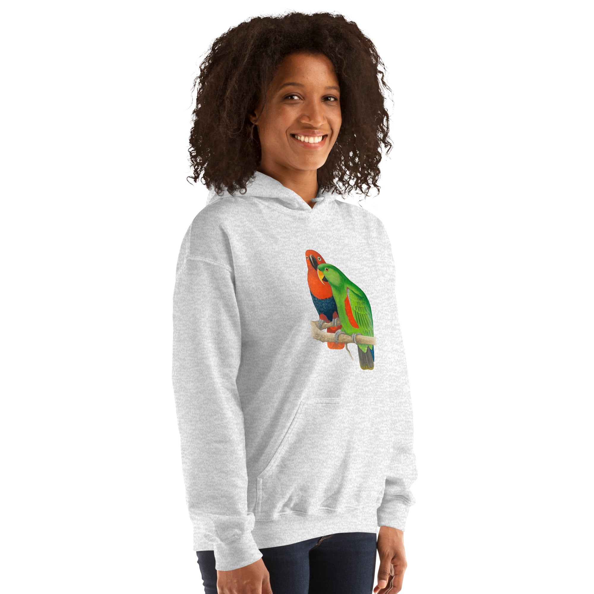 Unisex Hoodie New Guinea Eclectus Parrot