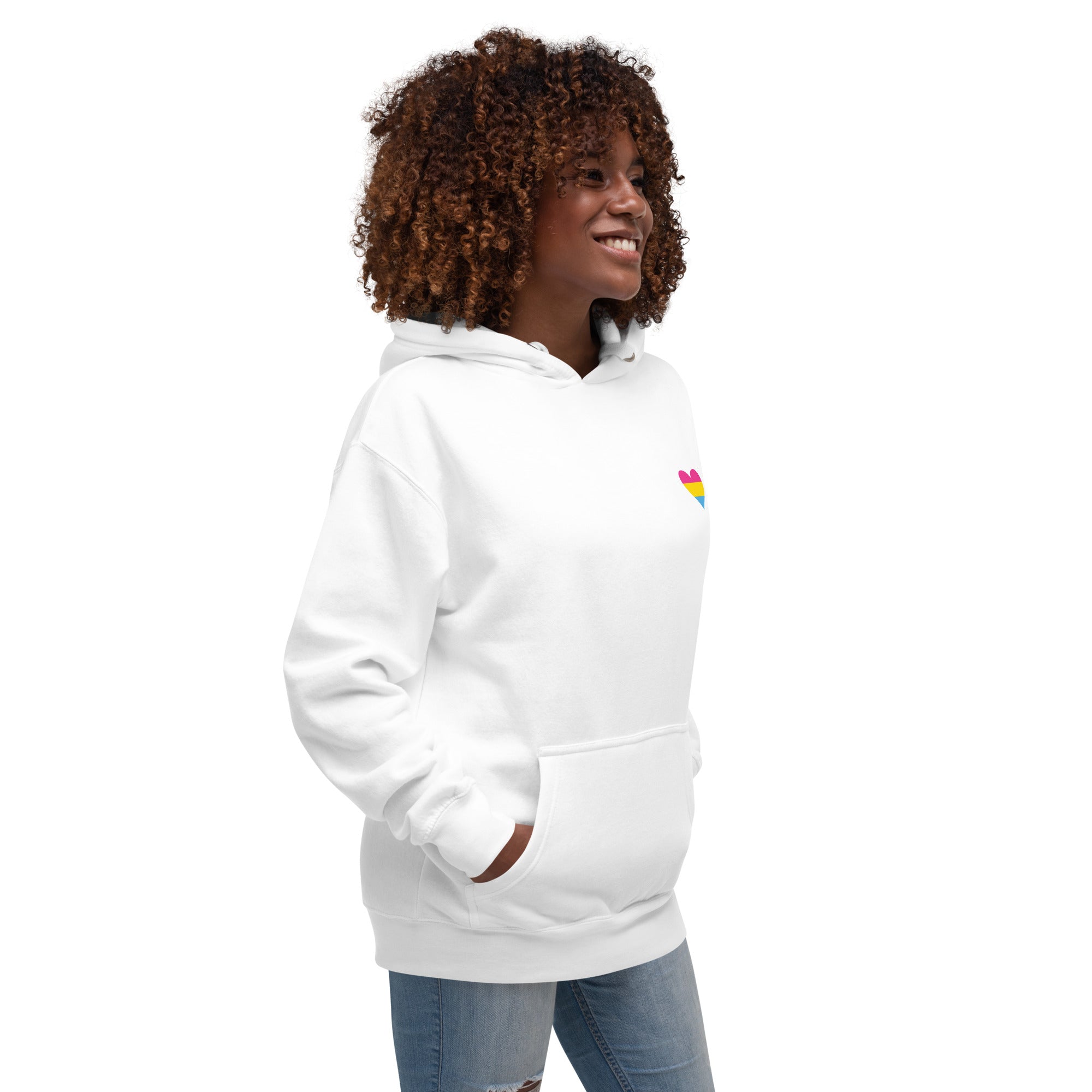 Unisex Hoodie Pansexual Heart