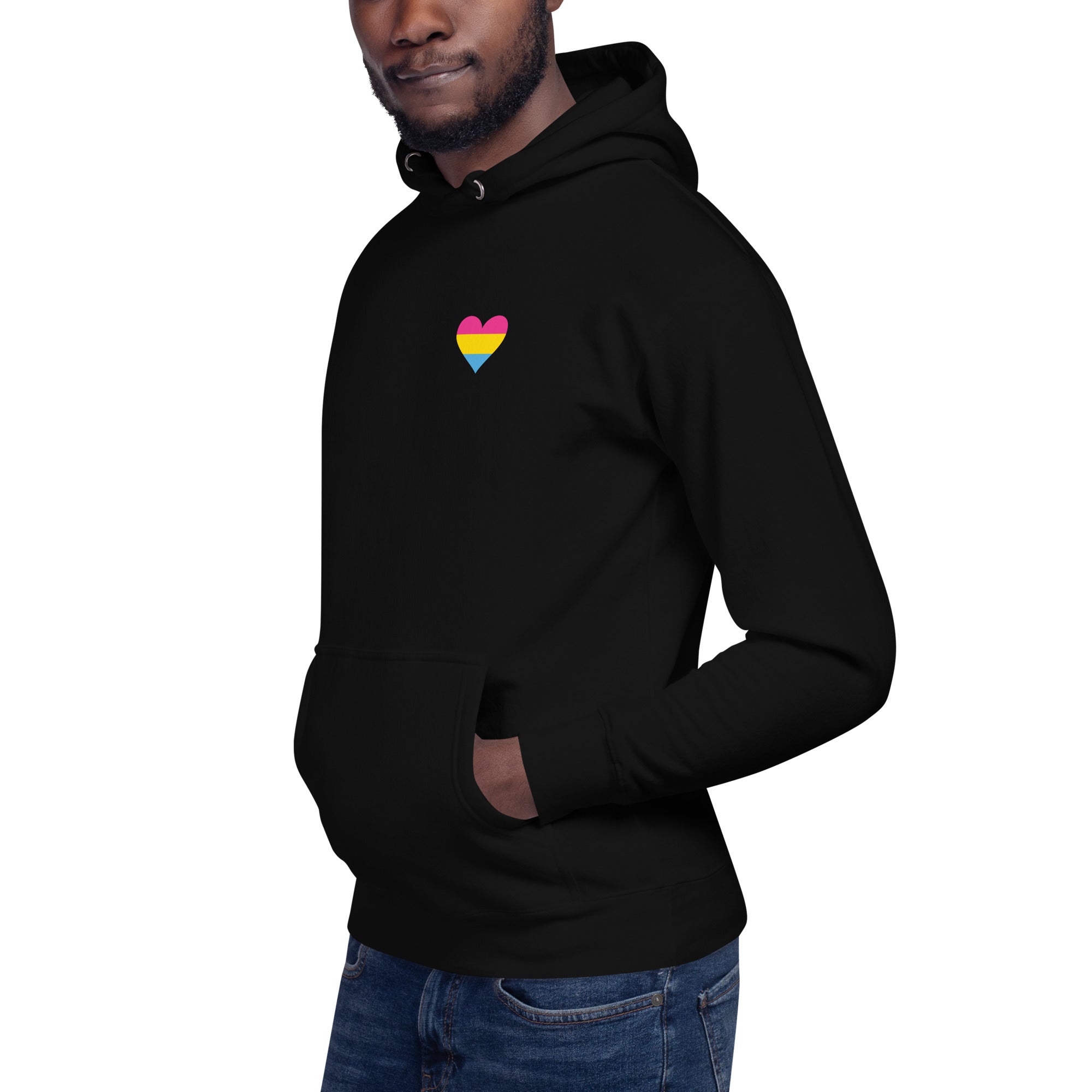 Unisex Hoodie Pansexual Heart