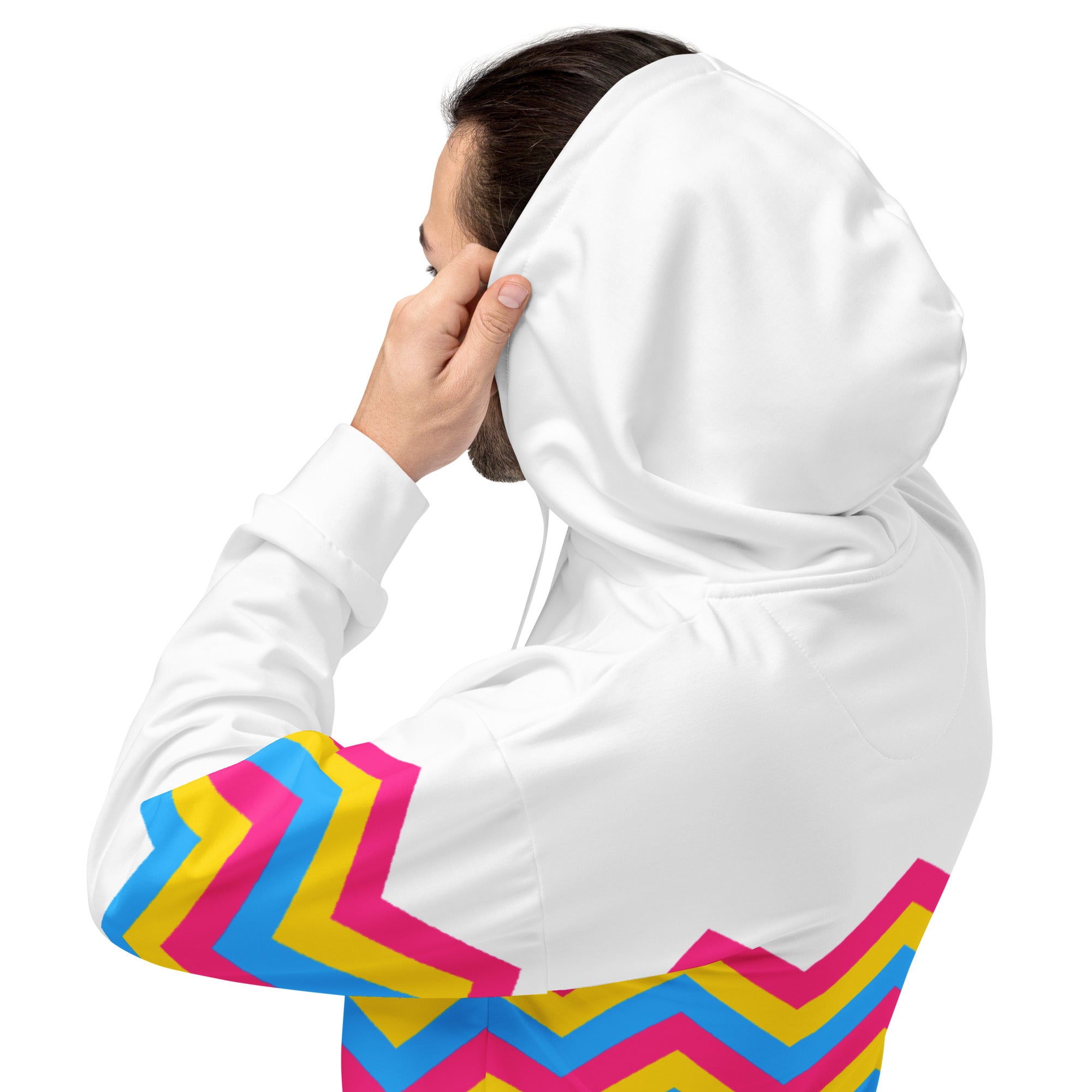 Unisex Hoodie Pansexual Zigzag Pattern