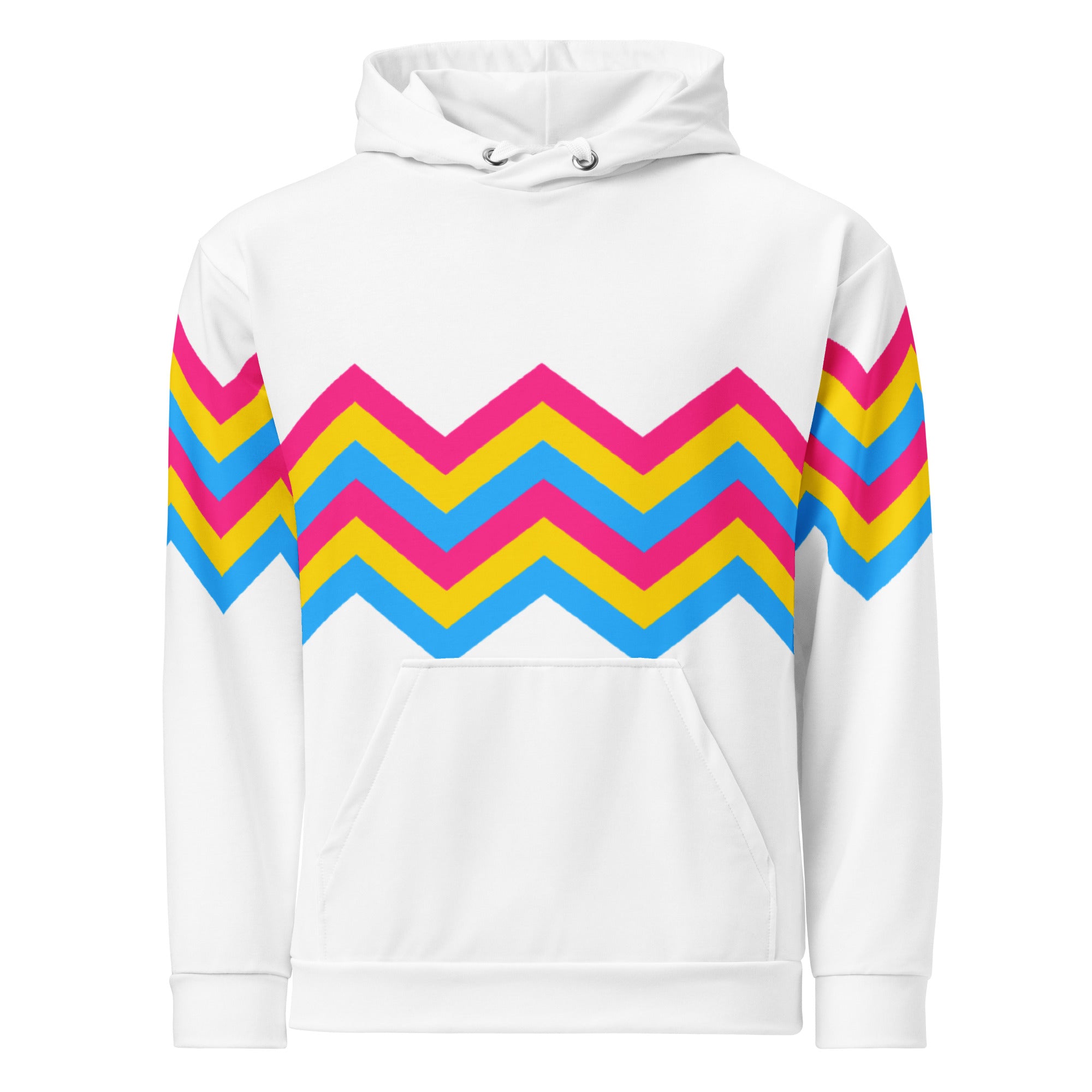 Unisex Hoodie Pansexual Zigzag Pattern