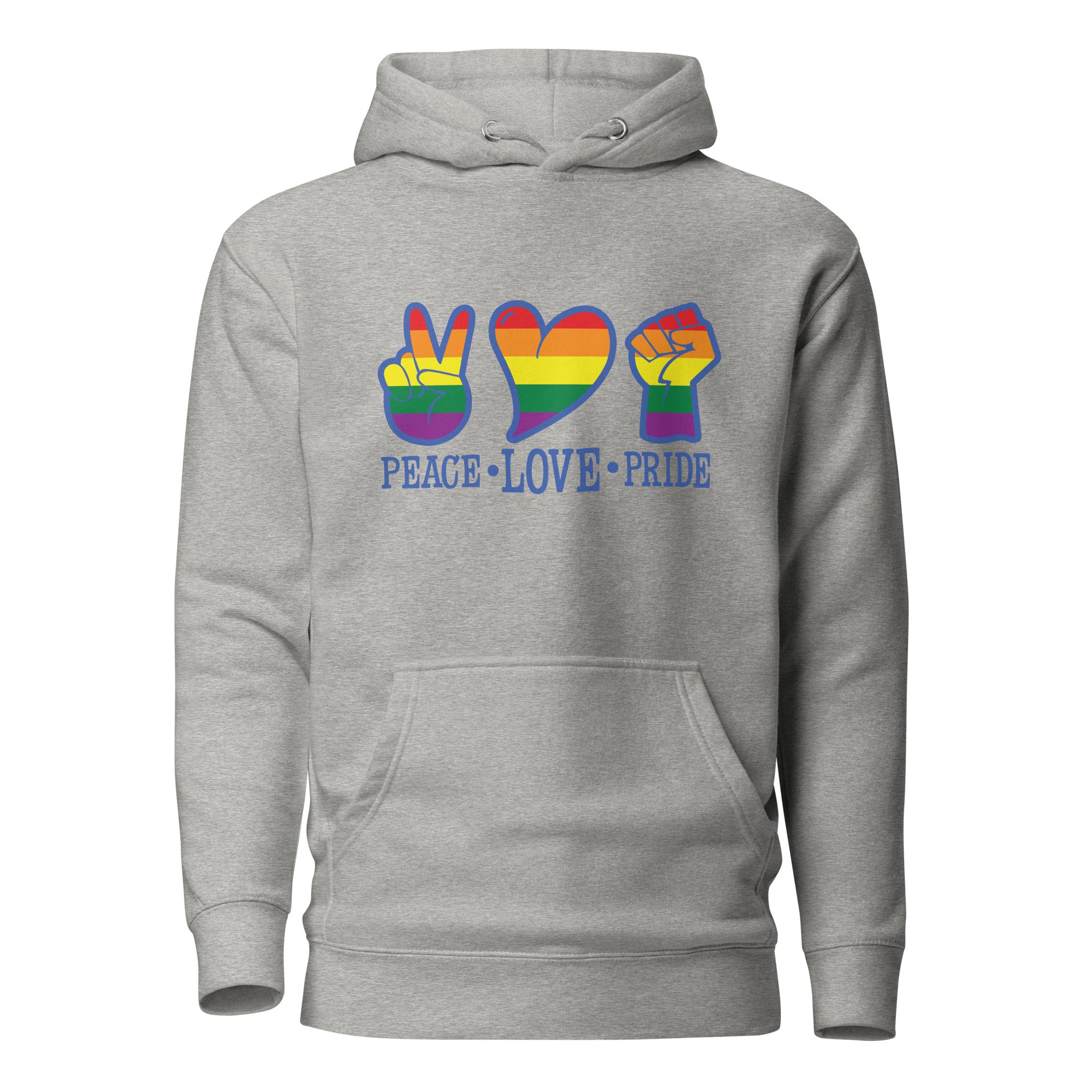 Unisex Hoodie Peace love pride