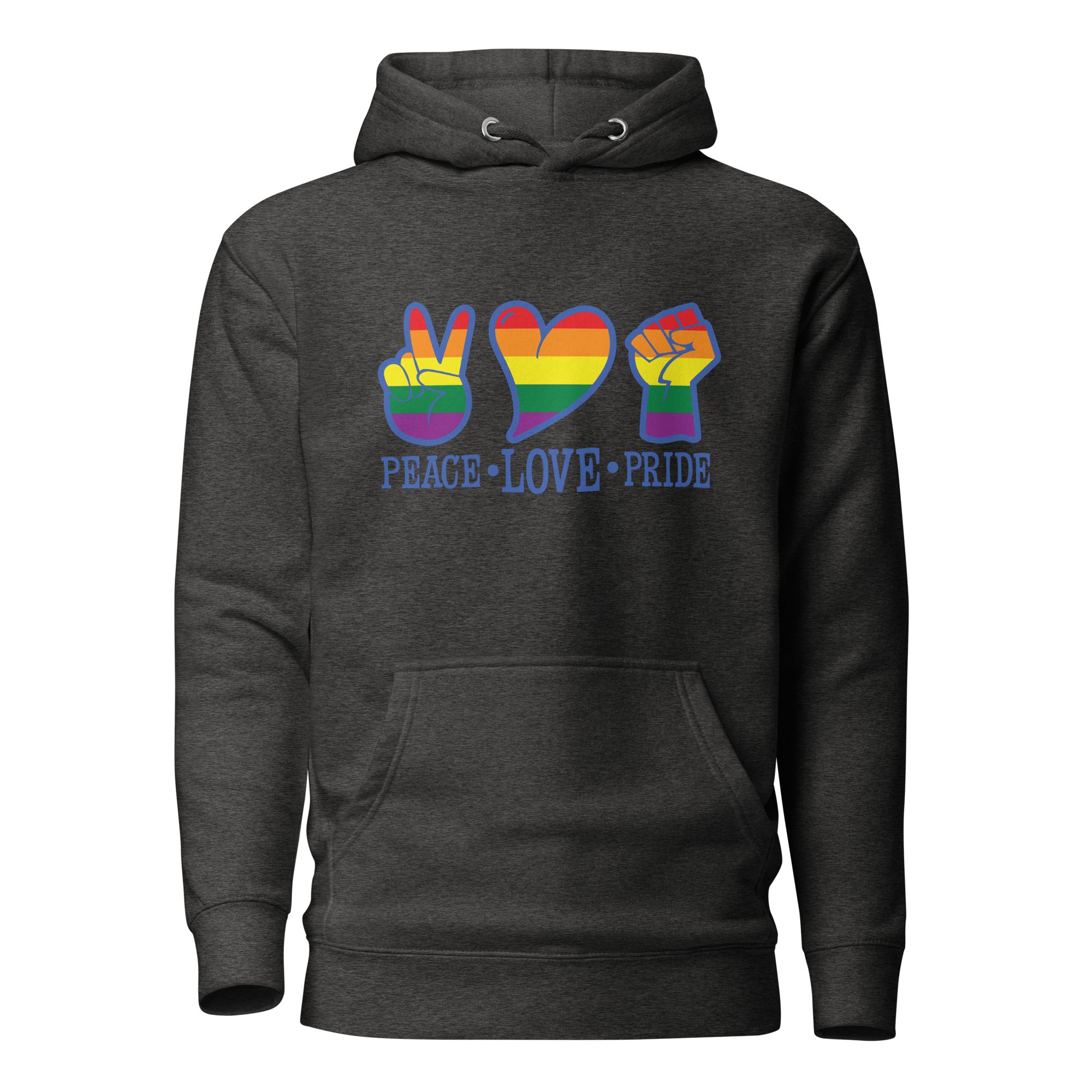 Unisex Hoodie Peace love pride