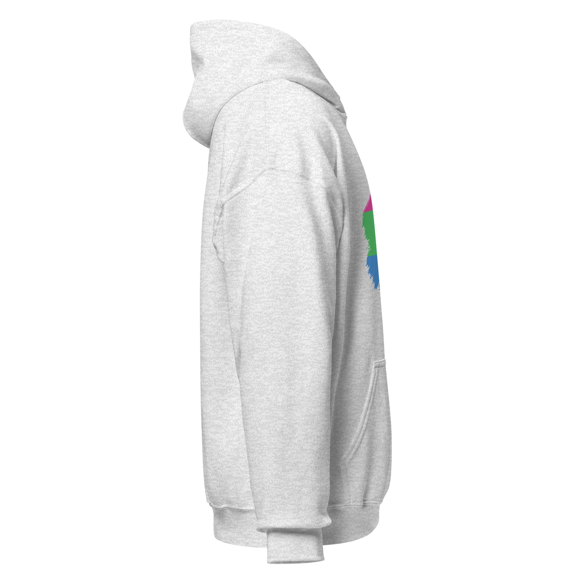 Unisex Hoodie Polysexual Grunge Flag