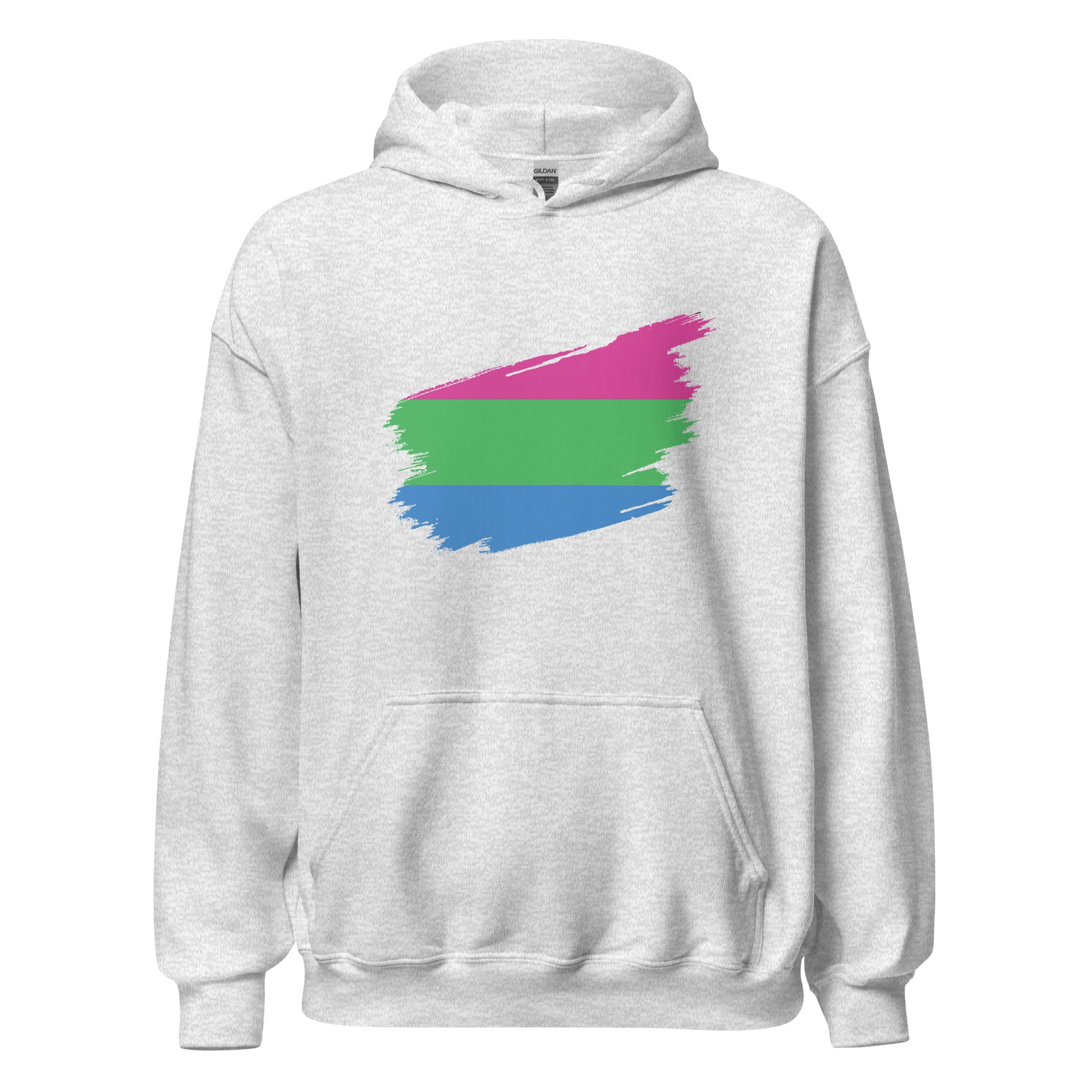 Unisex Hoodie Polysexual Grunge Flag