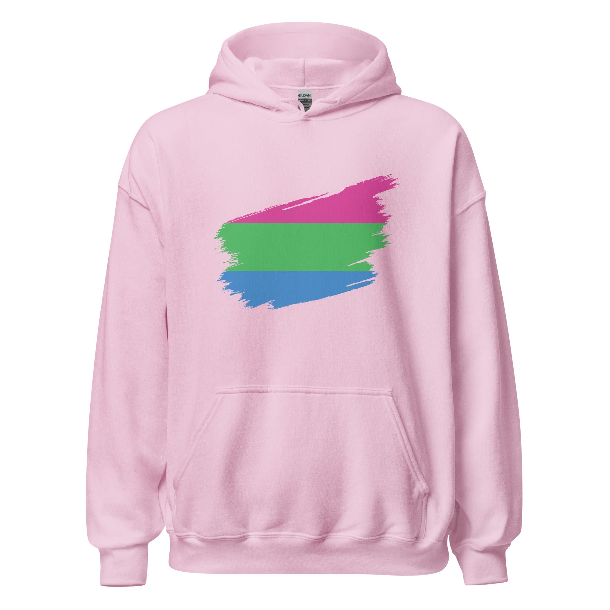 Unisex Hoodie Polysexual Grunge Flag