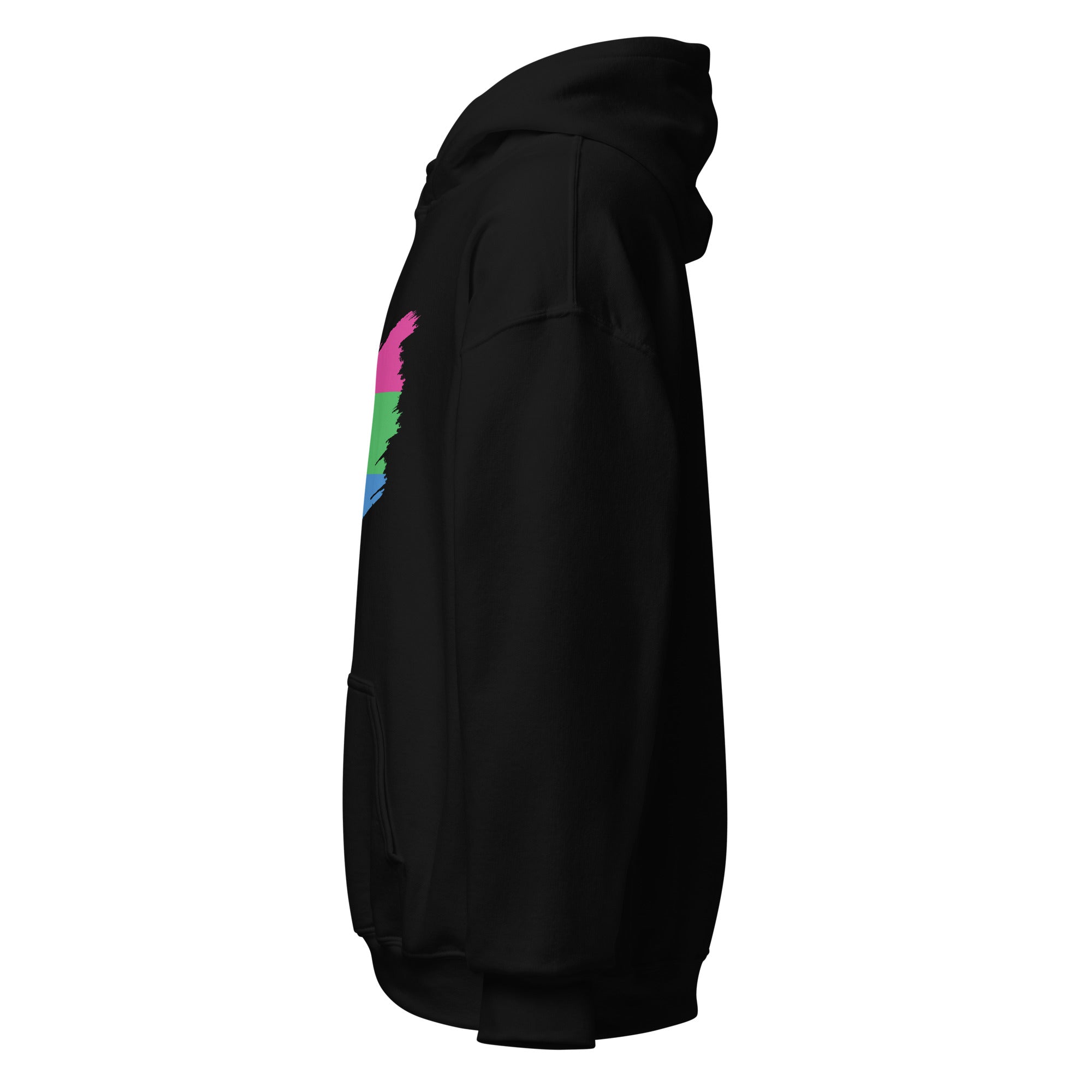 Unisex Hoodie Polysexual Grunge Flag