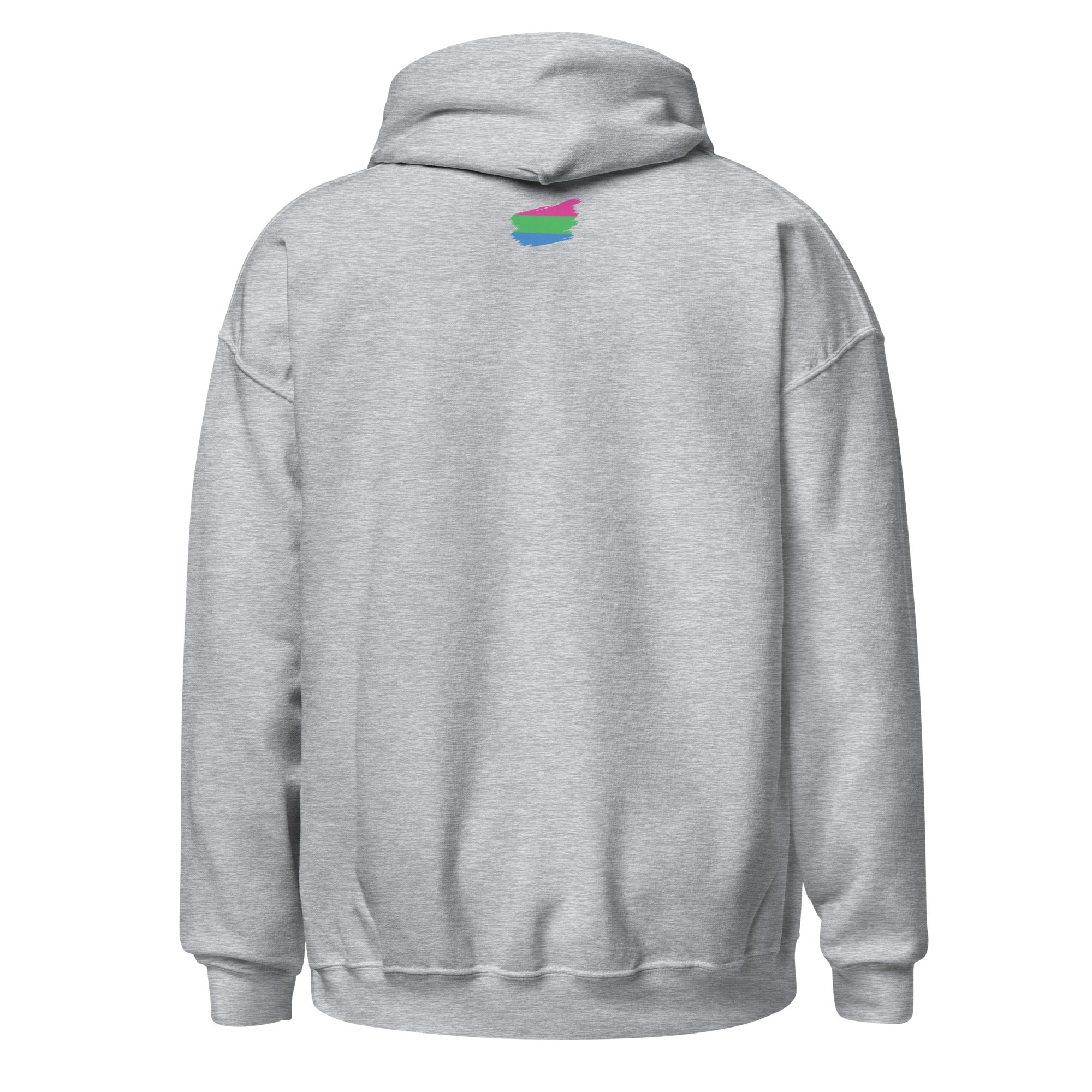 Unisex Hoodie Polysexual Grunge Flag