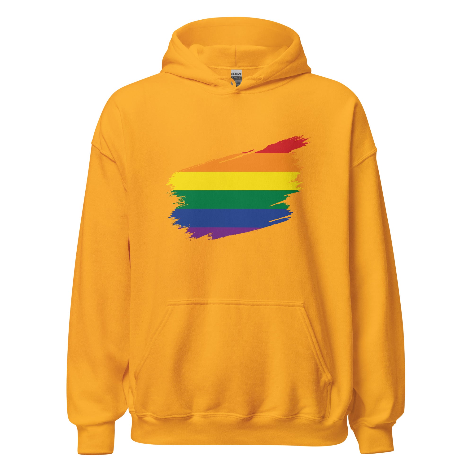 Unisex Hoodie Pride Rainbow Grunge Flag