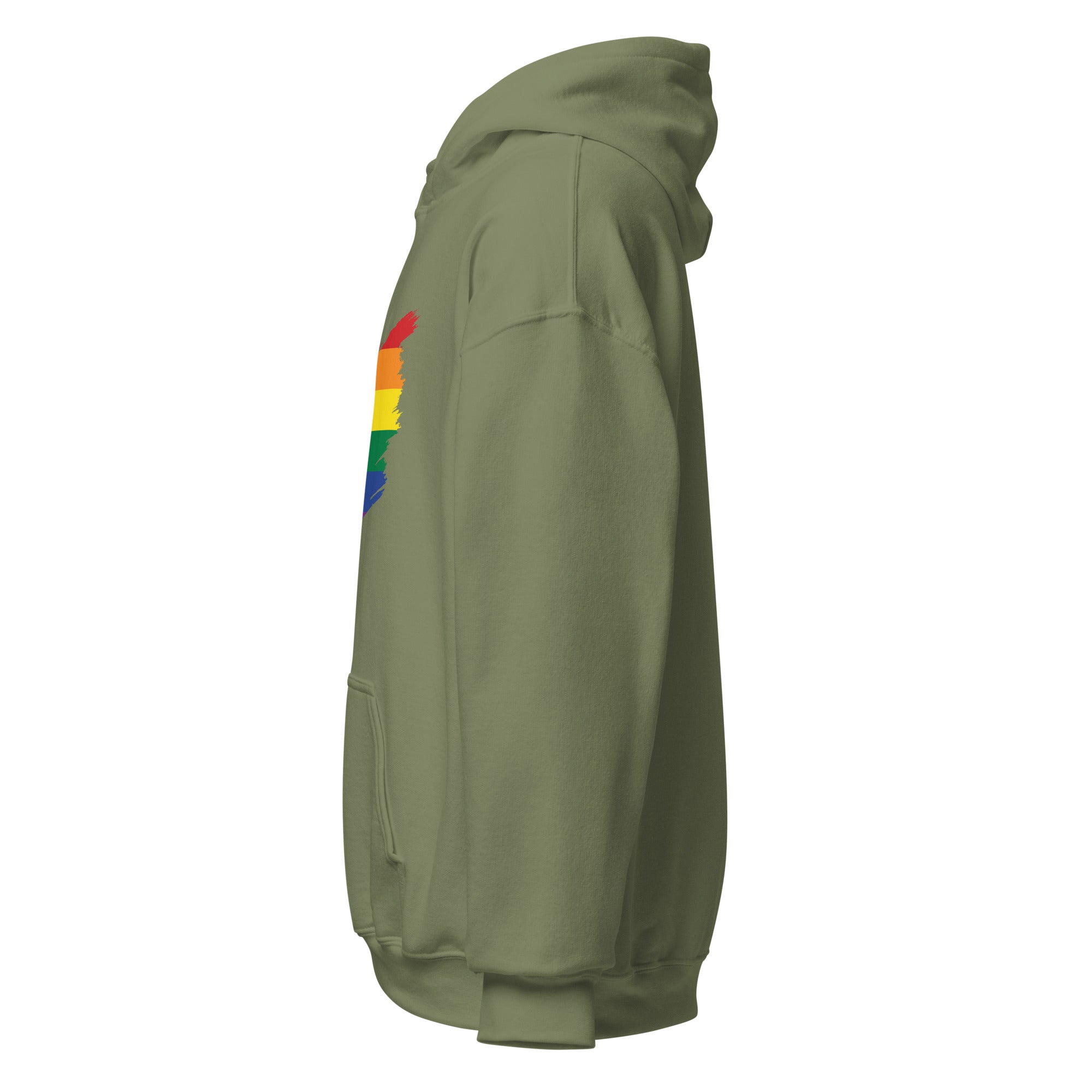 Unisex Hoodie Pride Rainbow Grunge Flag