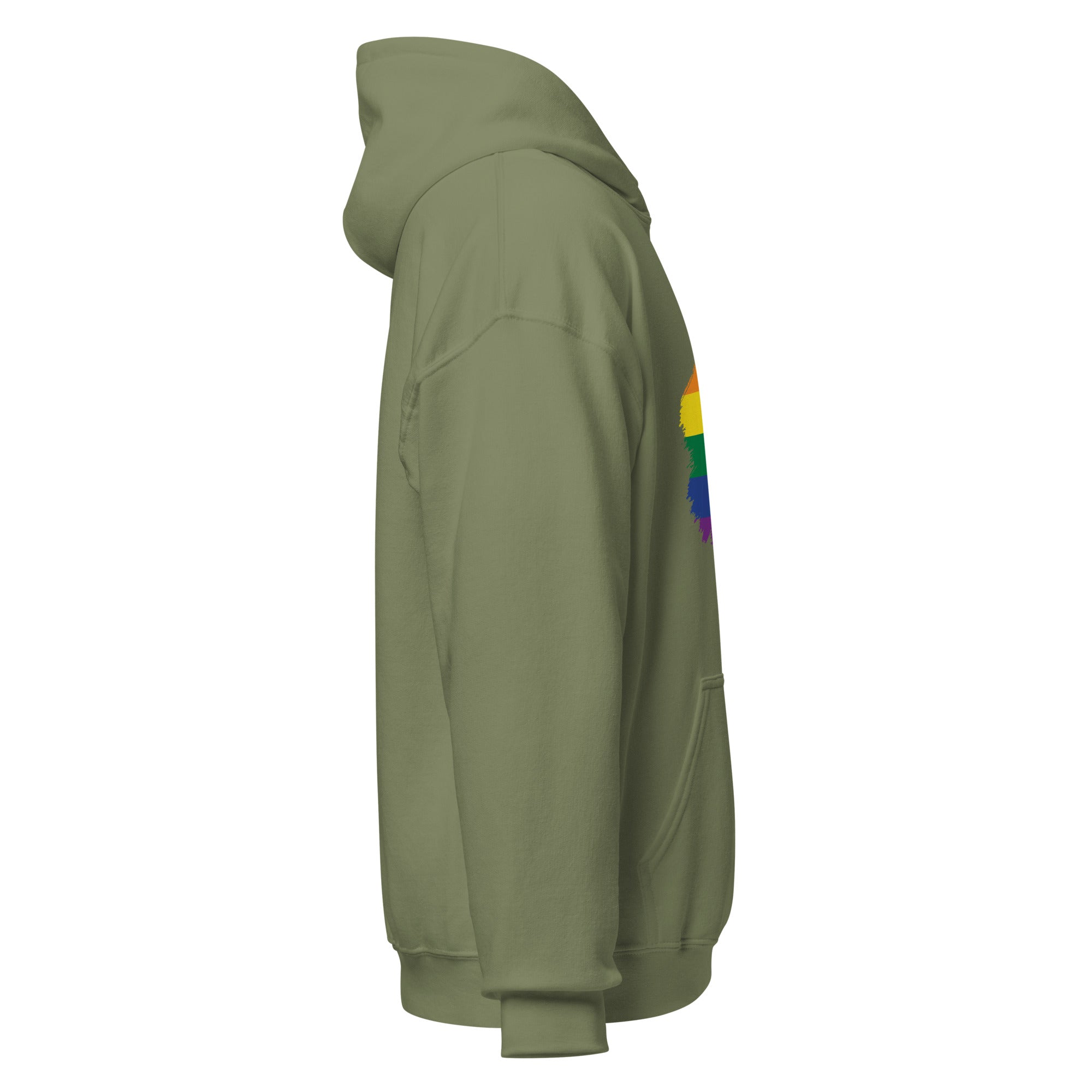 Unisex Hoodie Pride Rainbow Grunge Flag