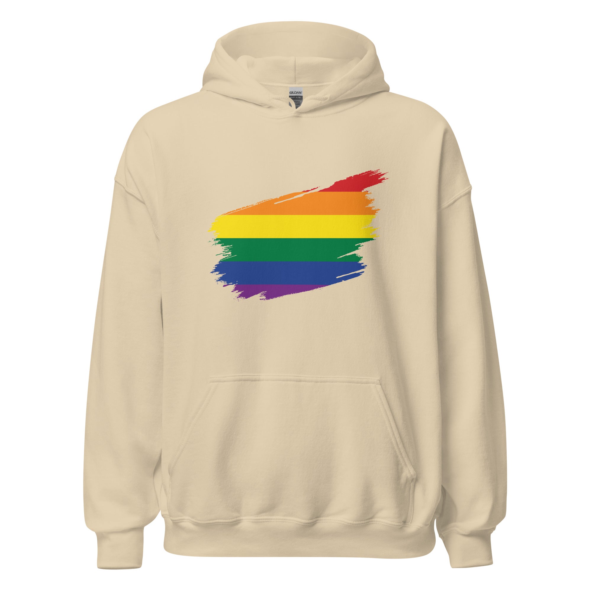 Unisex Hoodie Pride Rainbow Grunge Flag