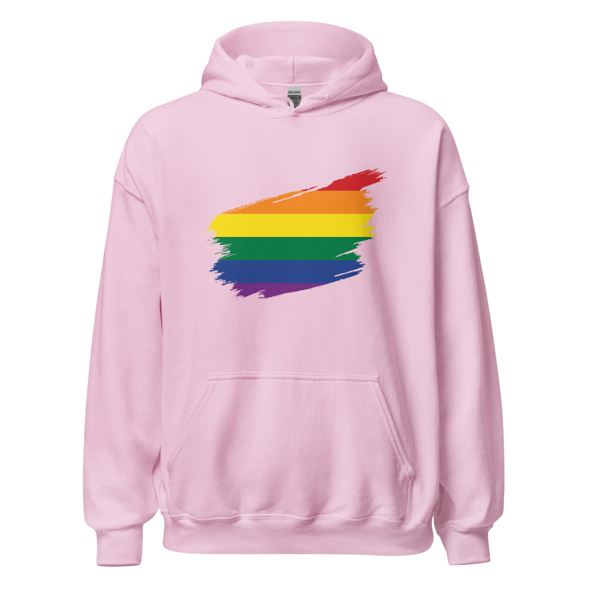 Unisex Hoodie Pride Rainbow Grunge Flag
