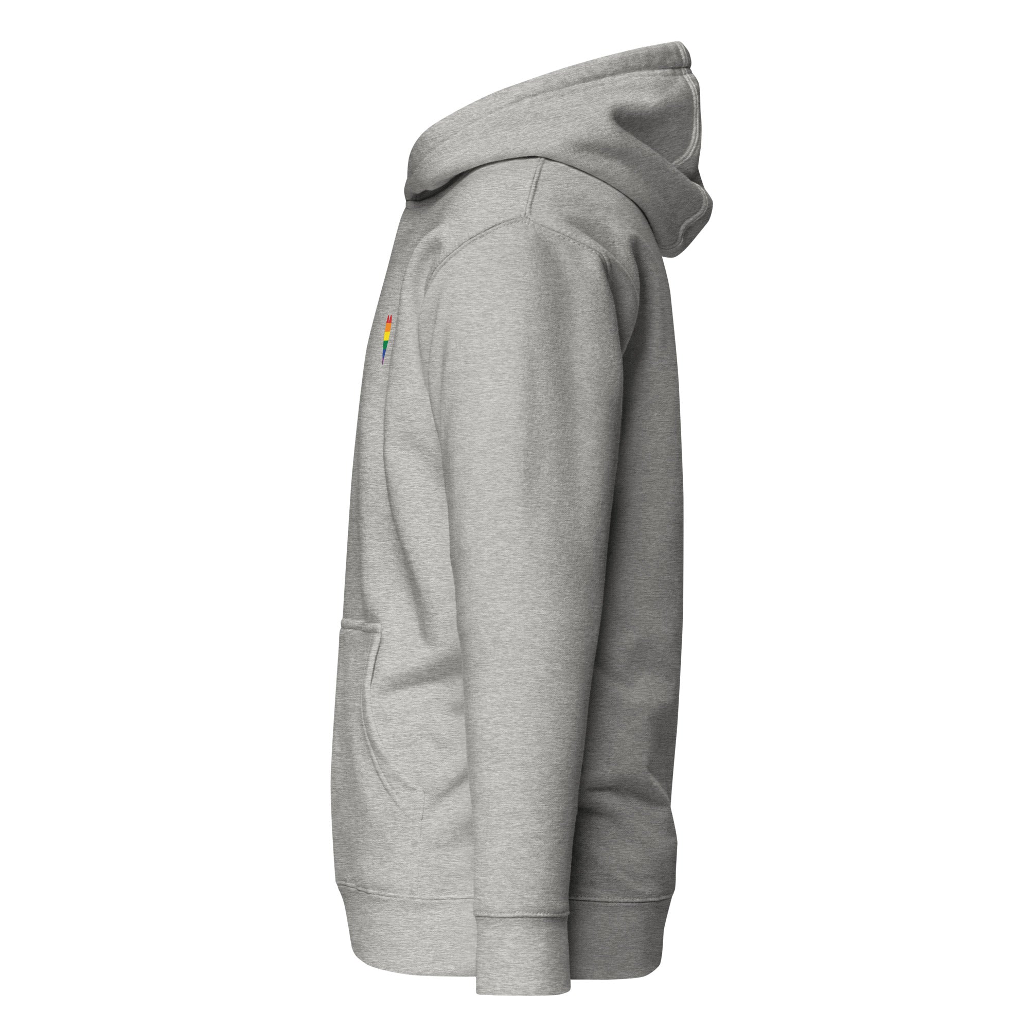 Unisex Hoodie Pride Rainbow Heart