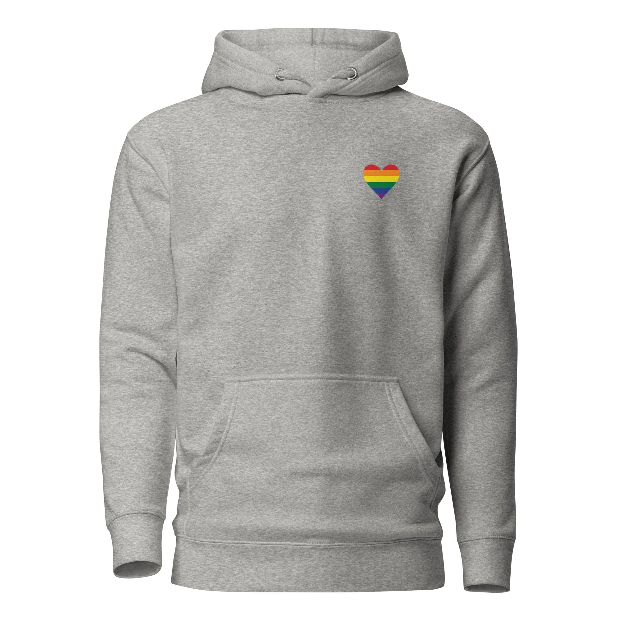 Unisex Hoodie Pride Rainbow Heart