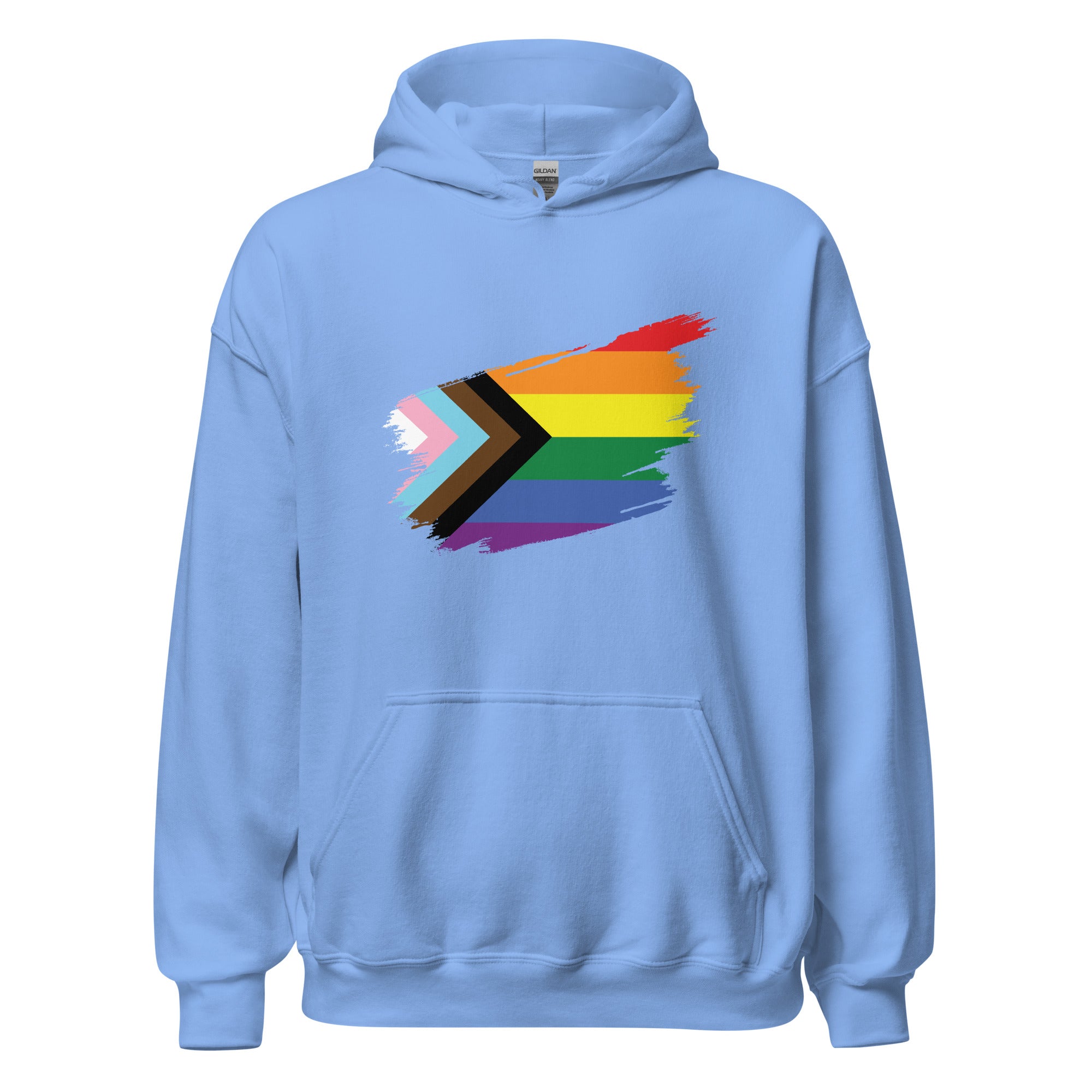 Unisex Hoodie Progress Pride Grunge Flag