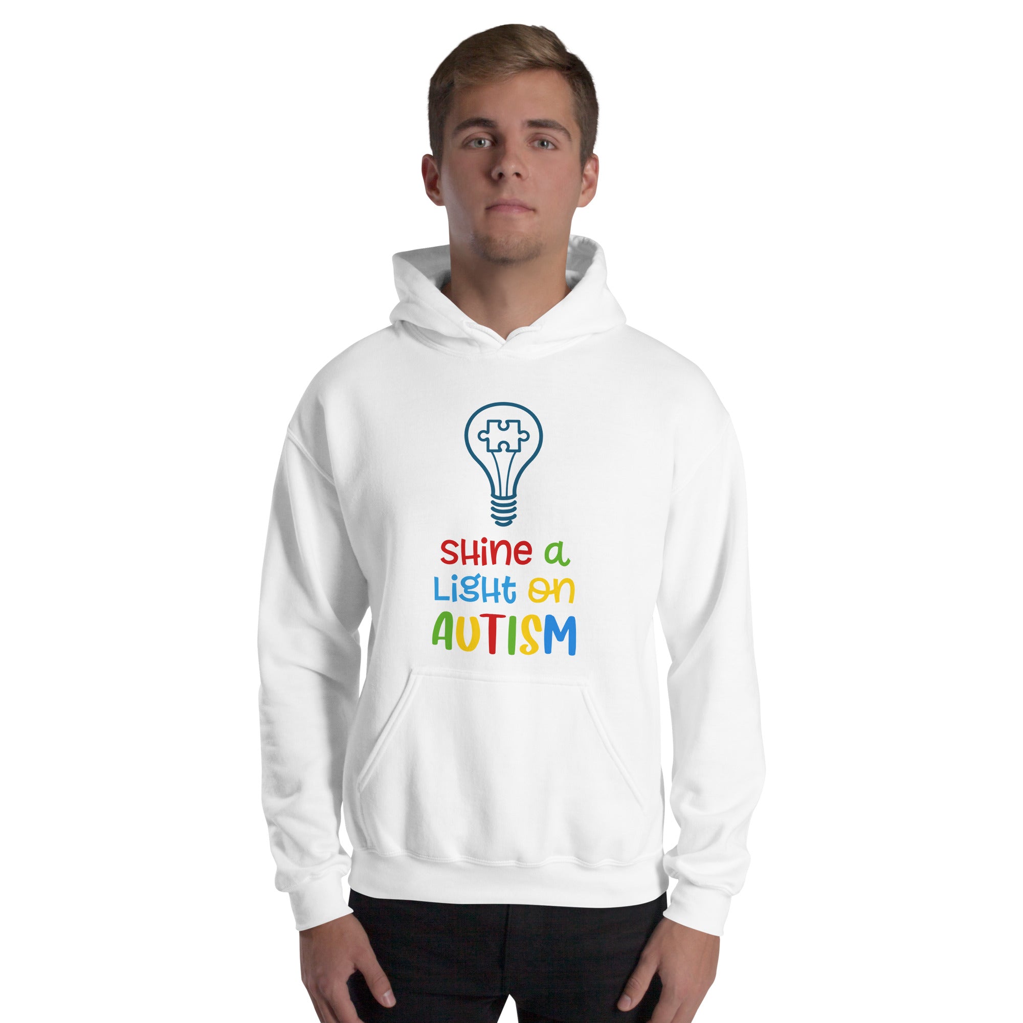 Unisex Hoodie Shine a light on autism