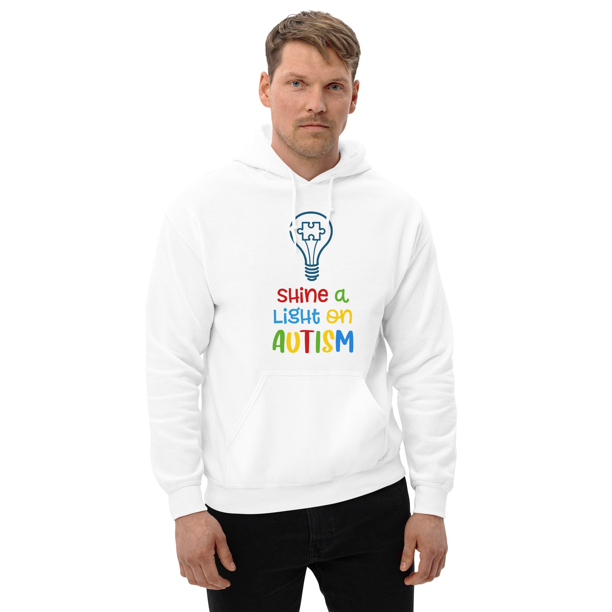 Unisex Hoodie Shine a light on autism