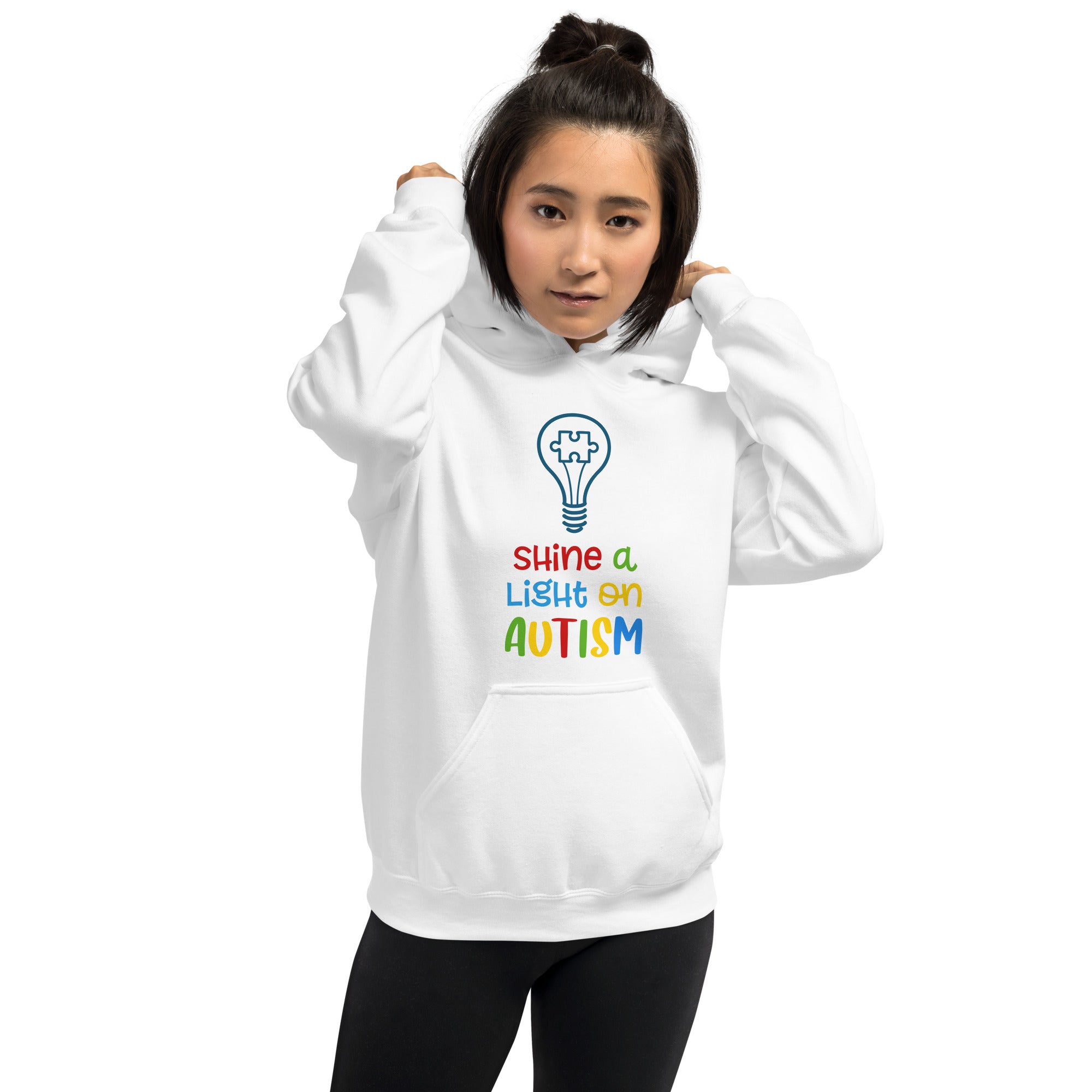 Unisex Hoodie Shine a light on autism
