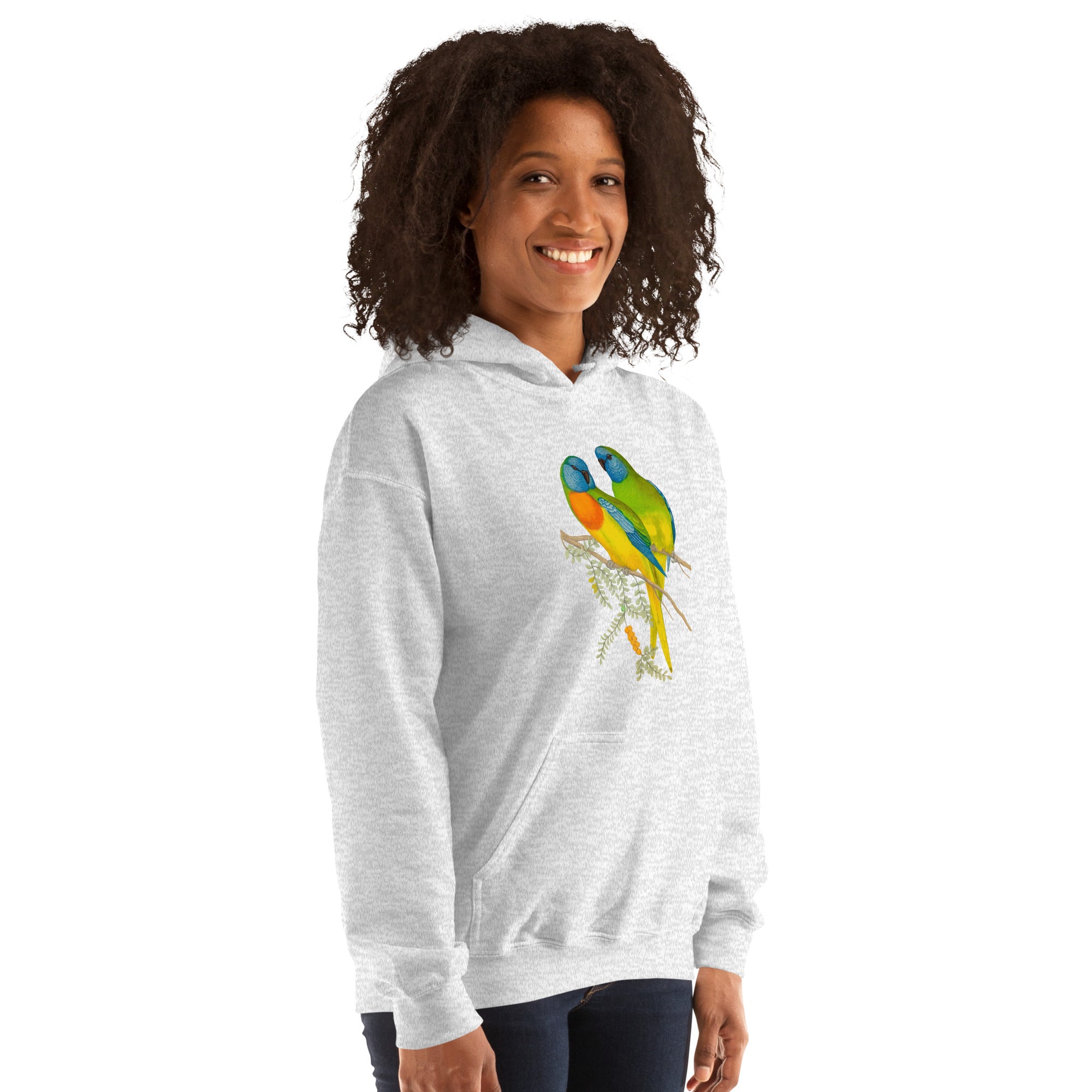 Unisex Hoodie Splendid Parrakeet