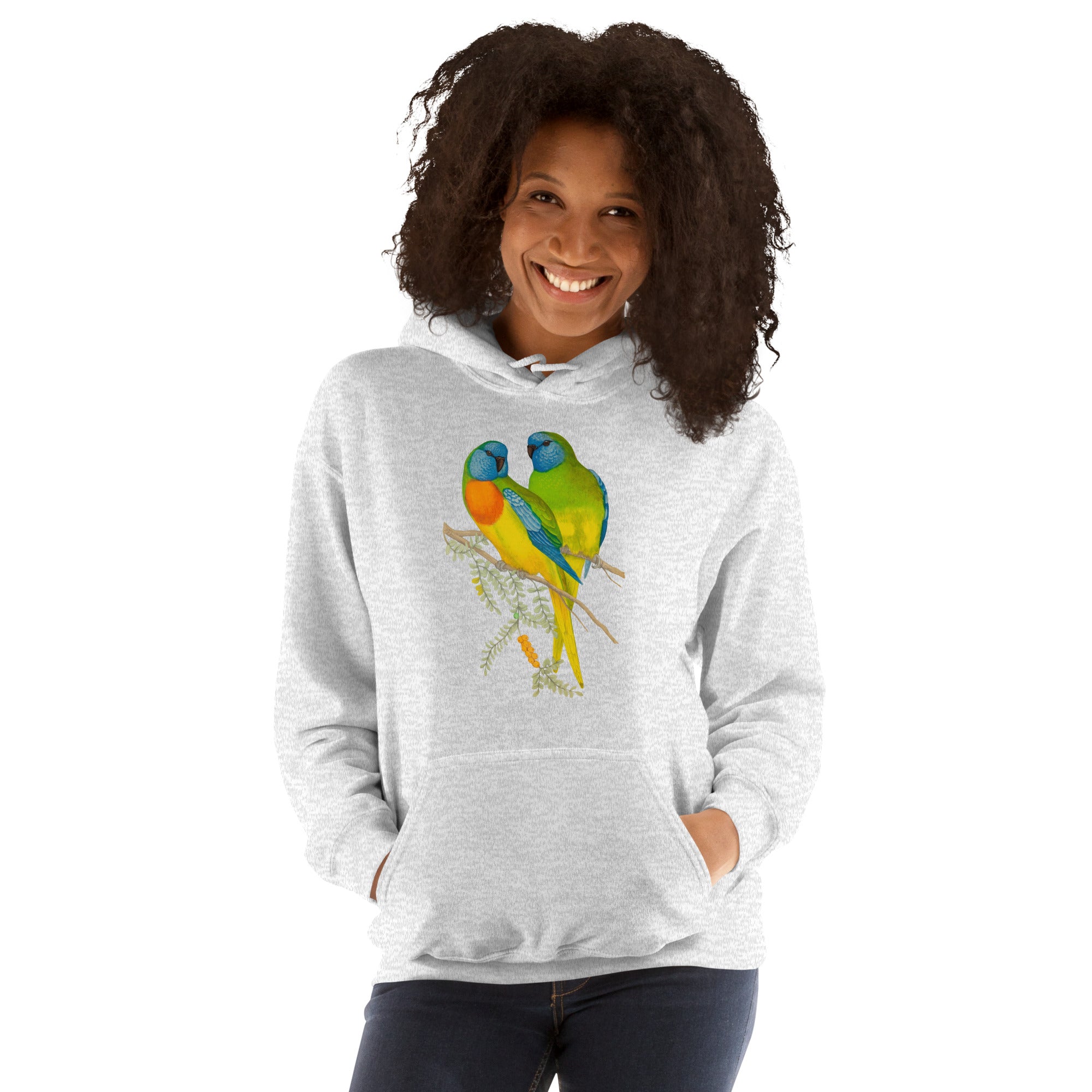 Unisex Hoodie Splendid Parrakeet