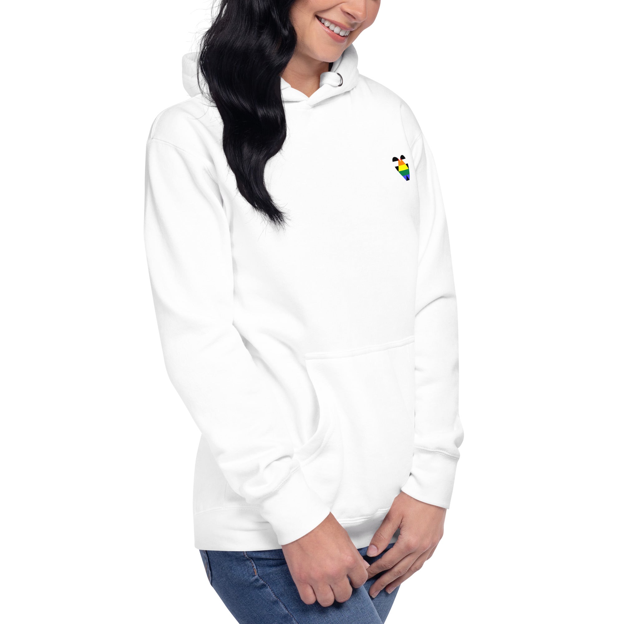 Unisex Hoodie Straight Ally Heart