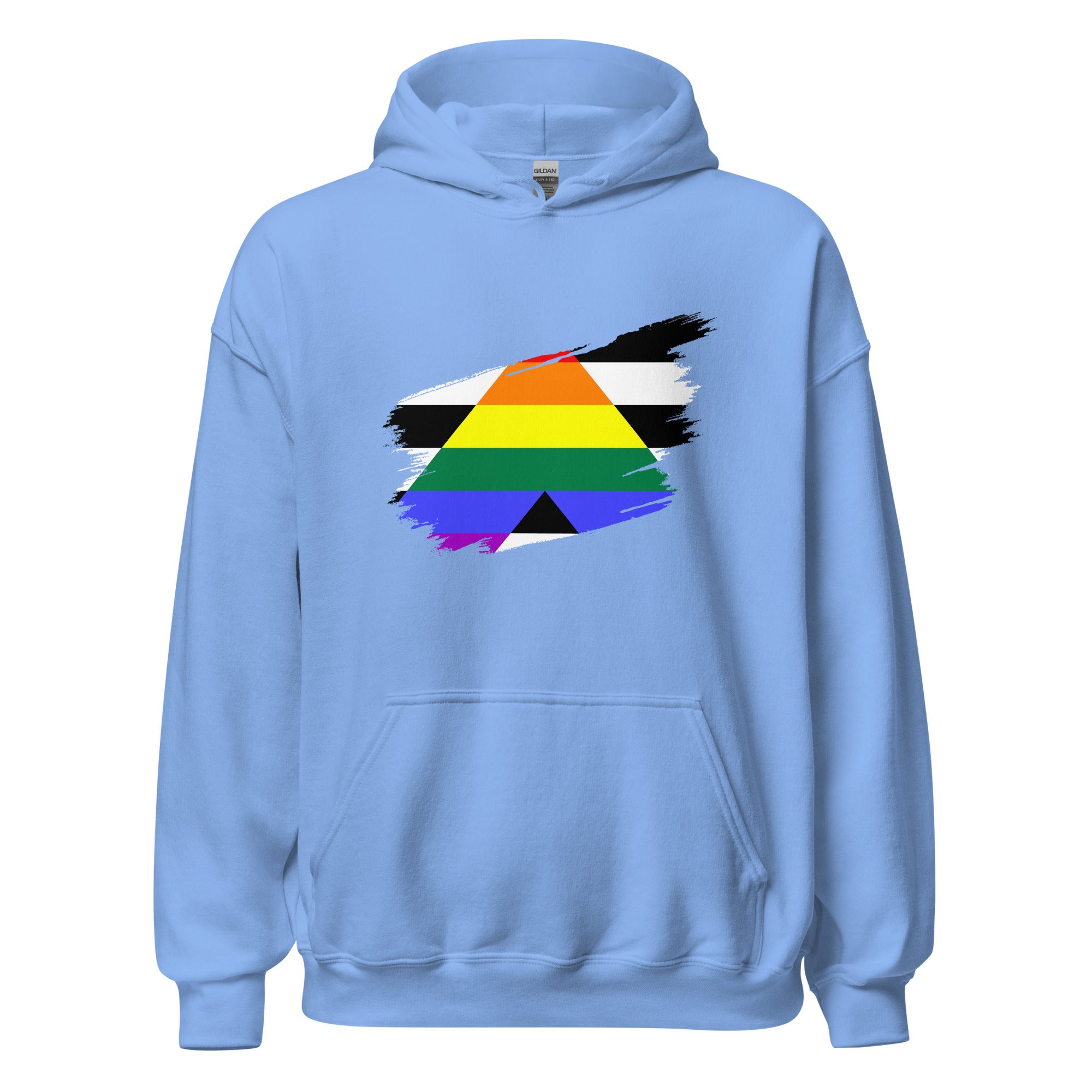 Unisex Hoodie Straight Grunge Flag