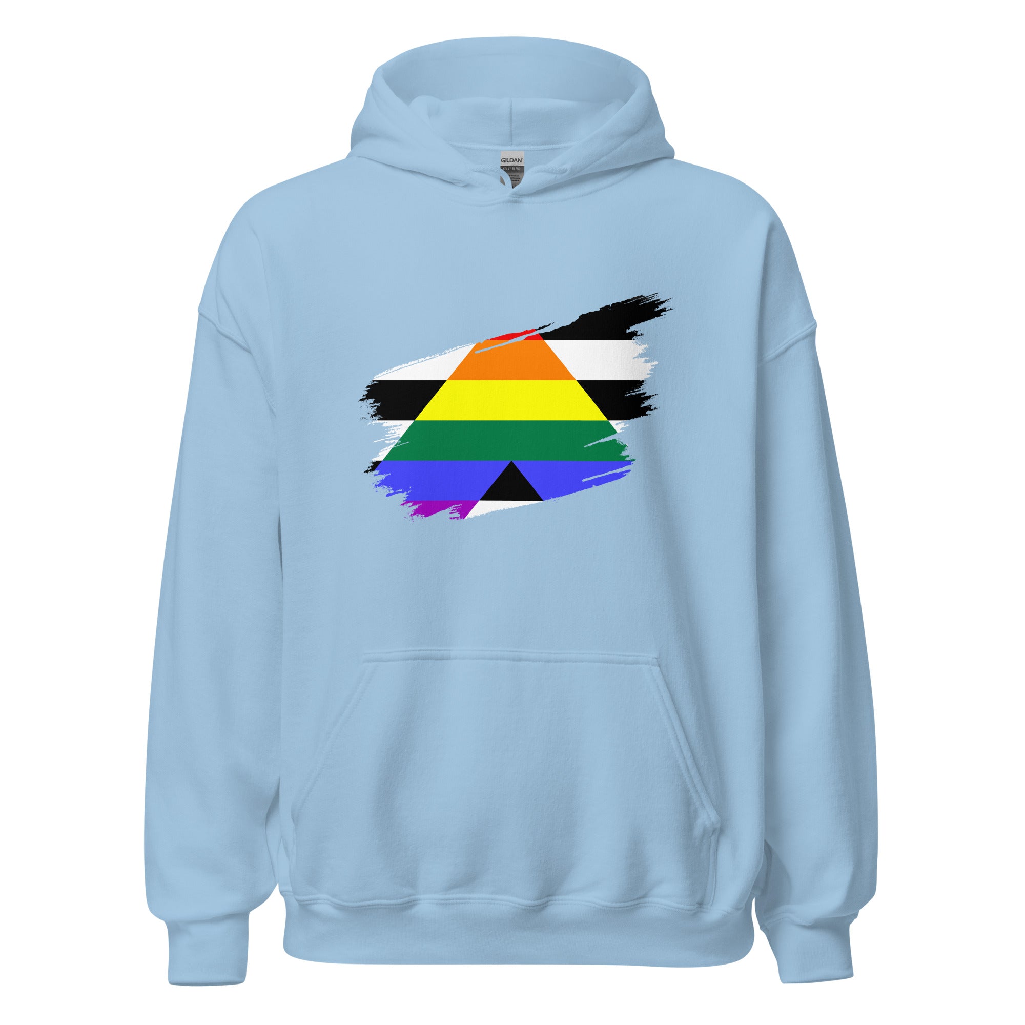 Unisex Hoodie Straight Grunge Flag