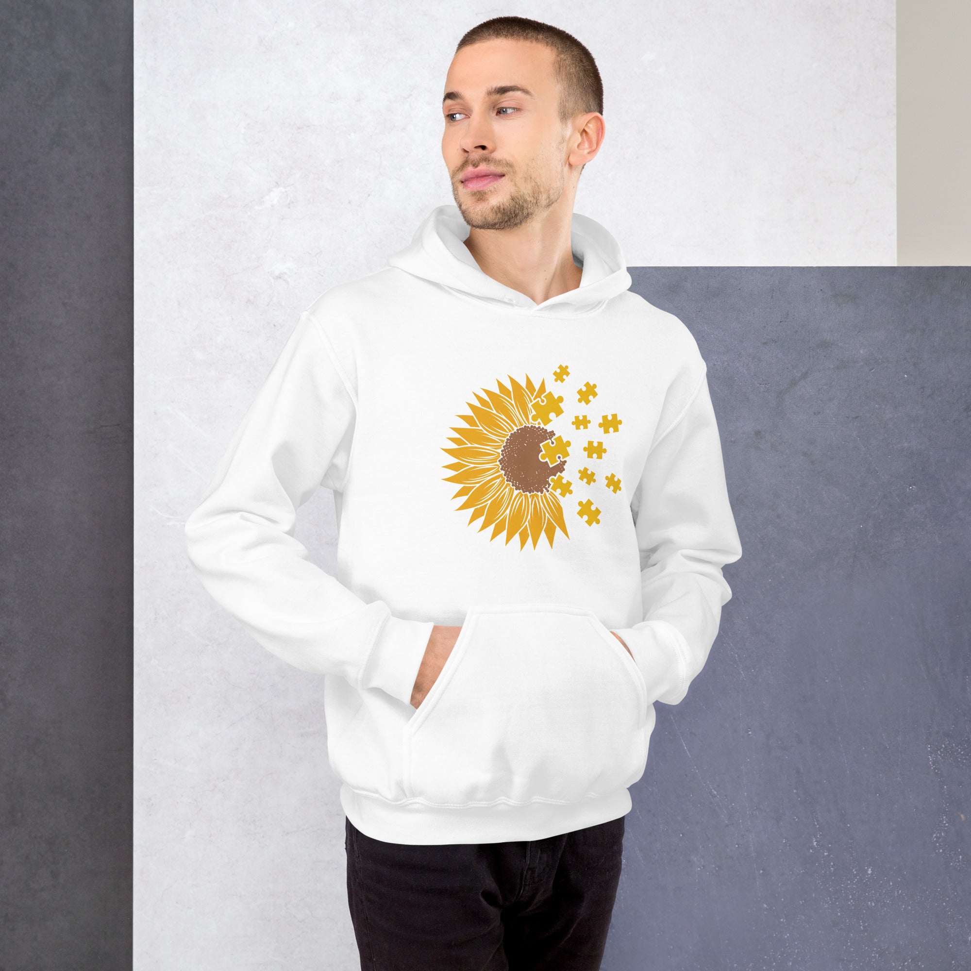 Unisex Hoodie Sunflower Autism