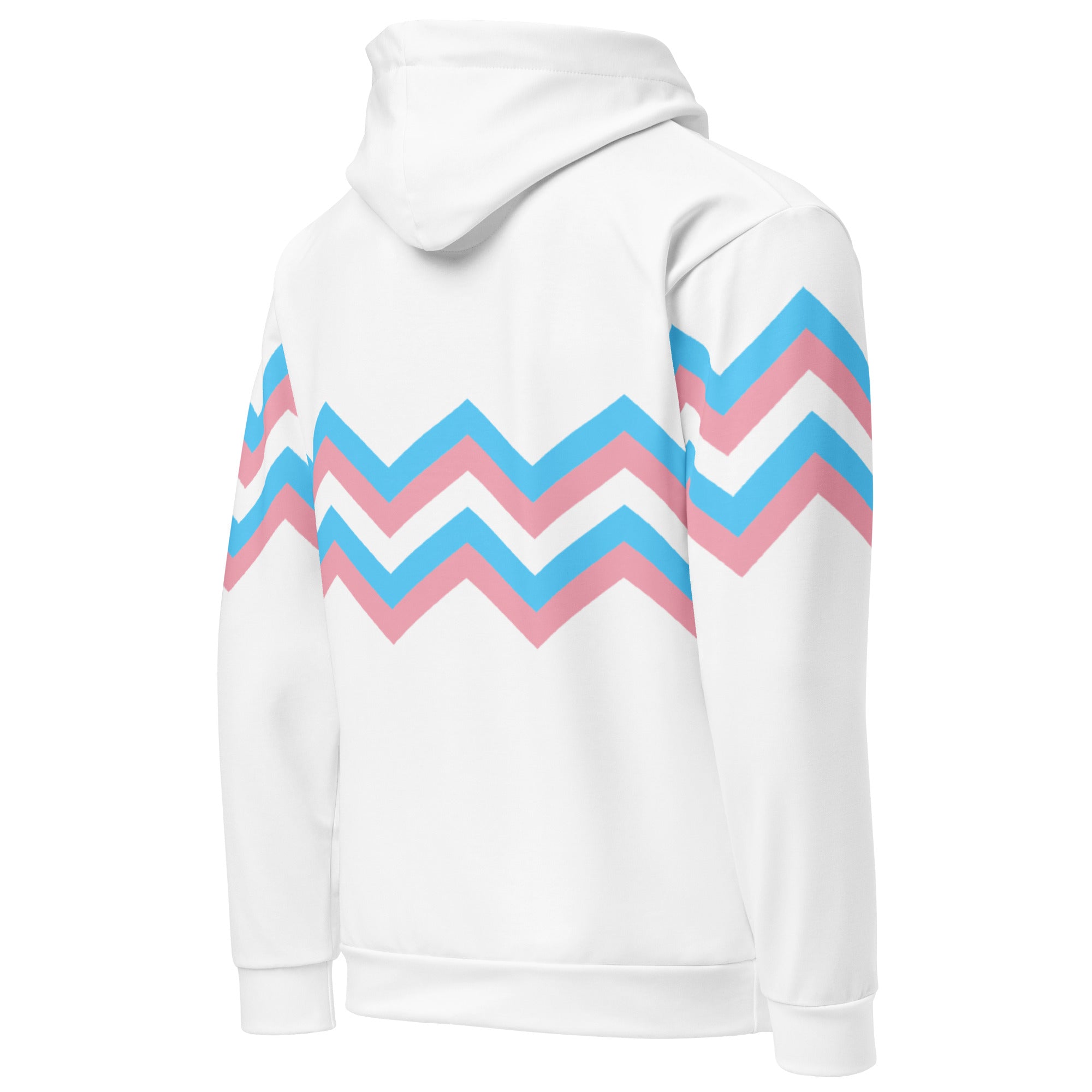 Unisex Hoodie Transgender Zigzag Pattern