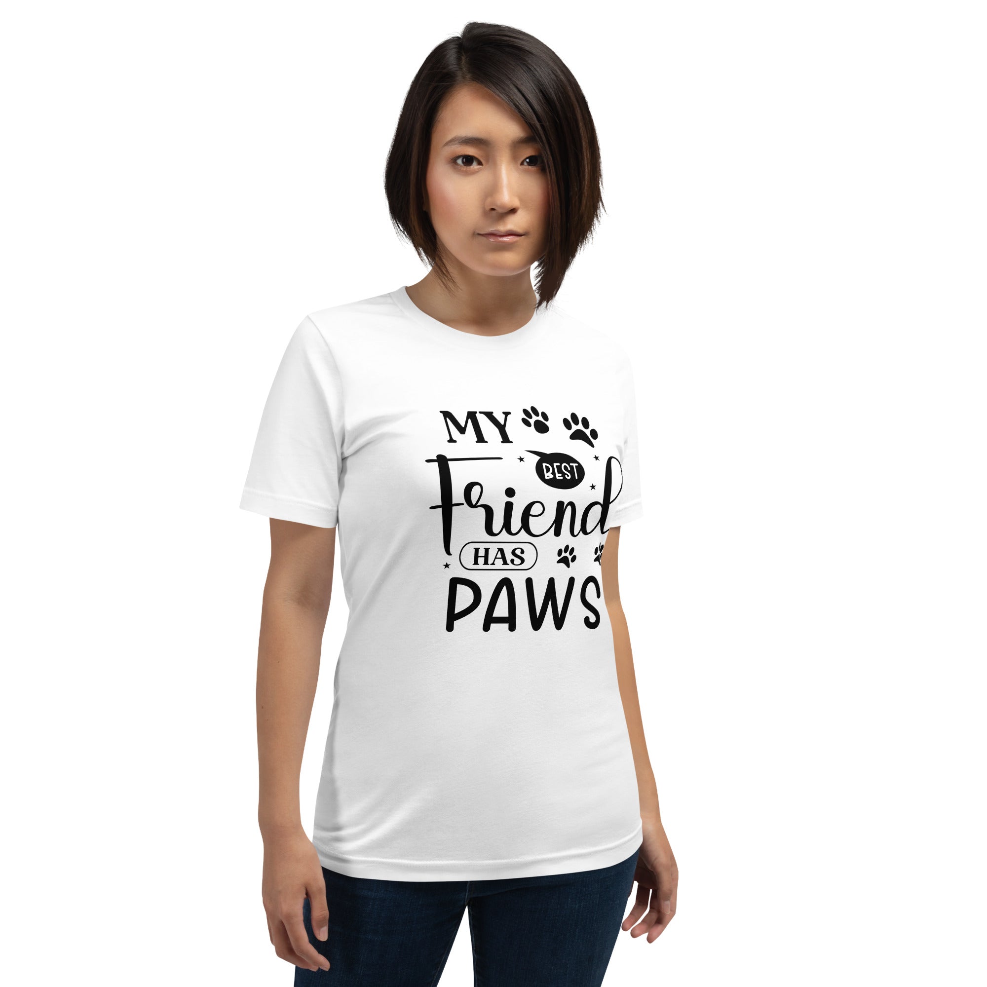 Unisex t shirt My Best Friend Has Paws
