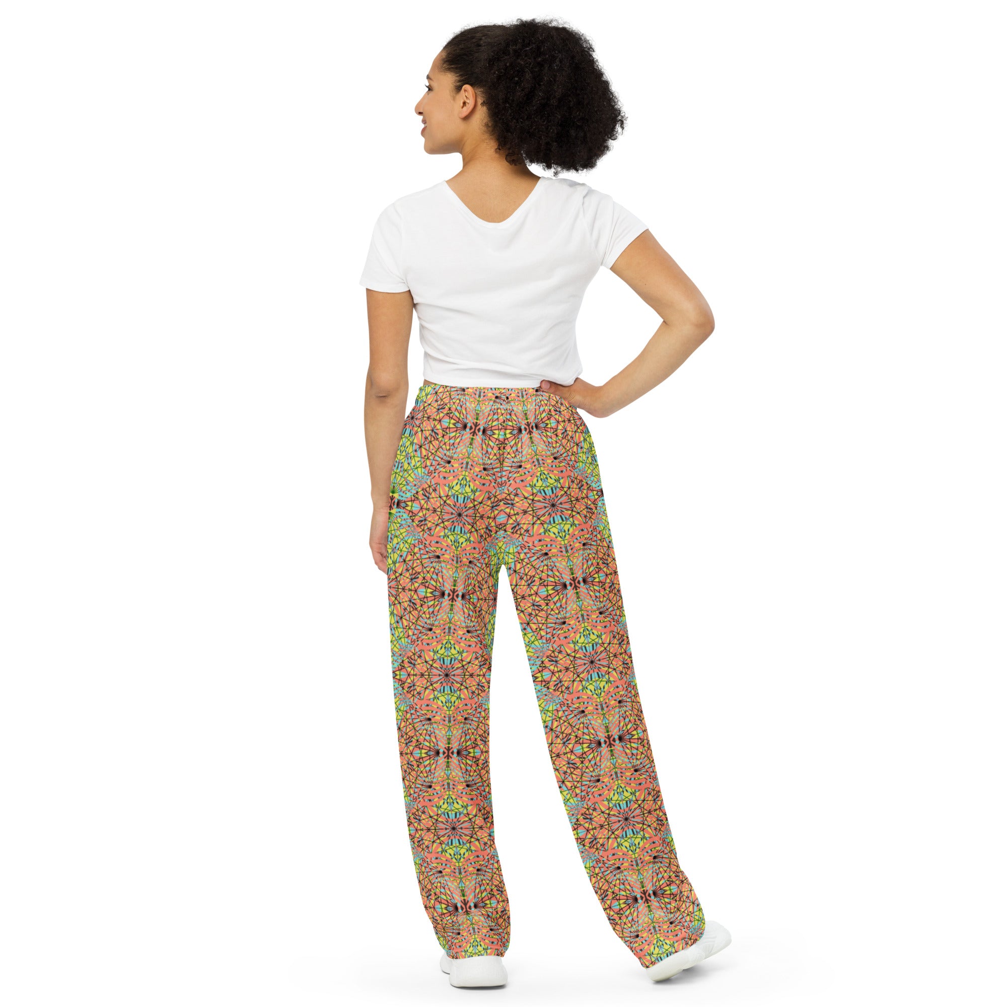 unisex wide leg pants Mandala chic II