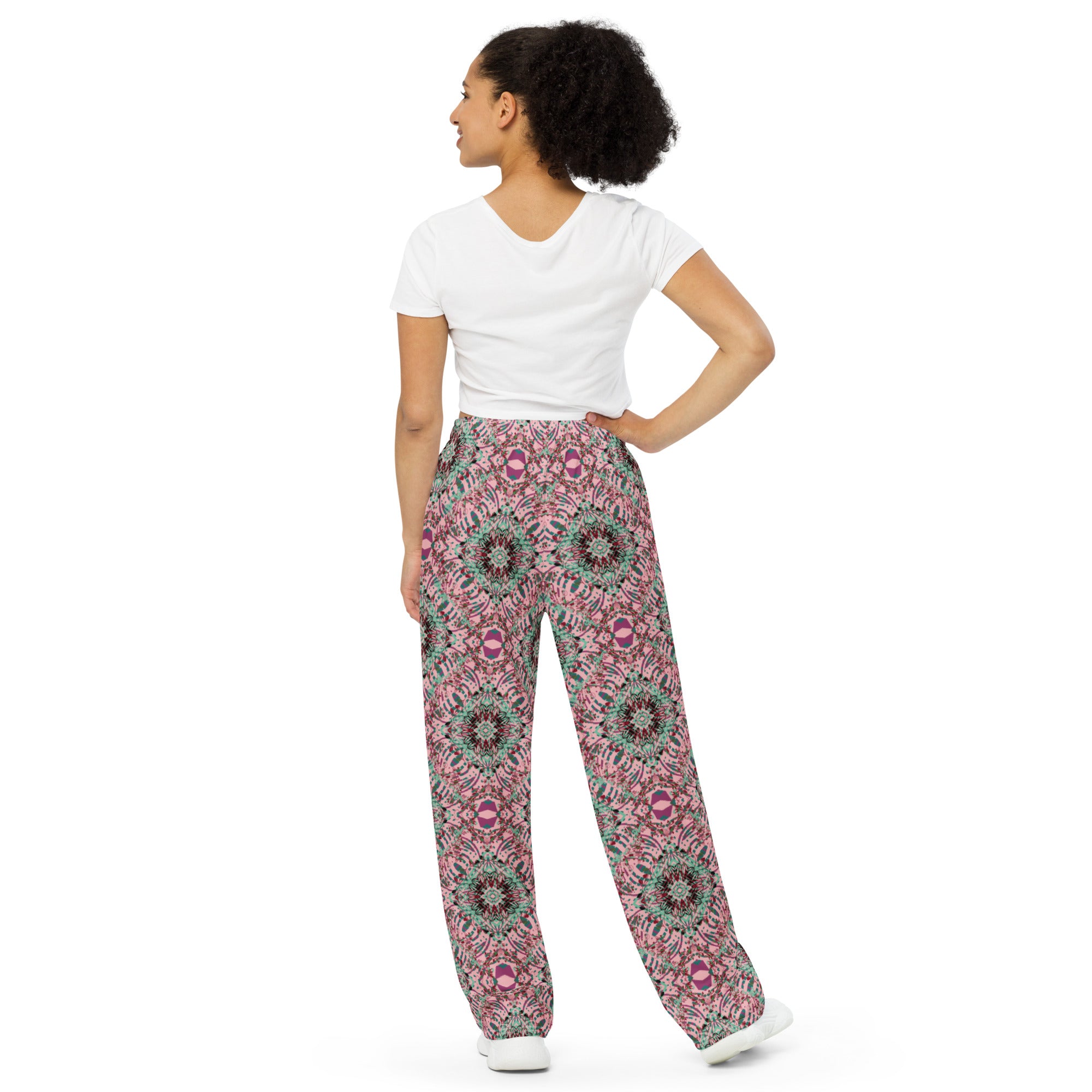 unisex wide leg pants Mandala chic IX