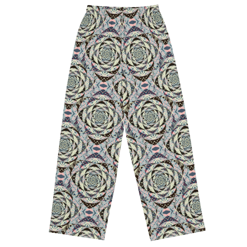 unisex wide leg pants Mandala chic V