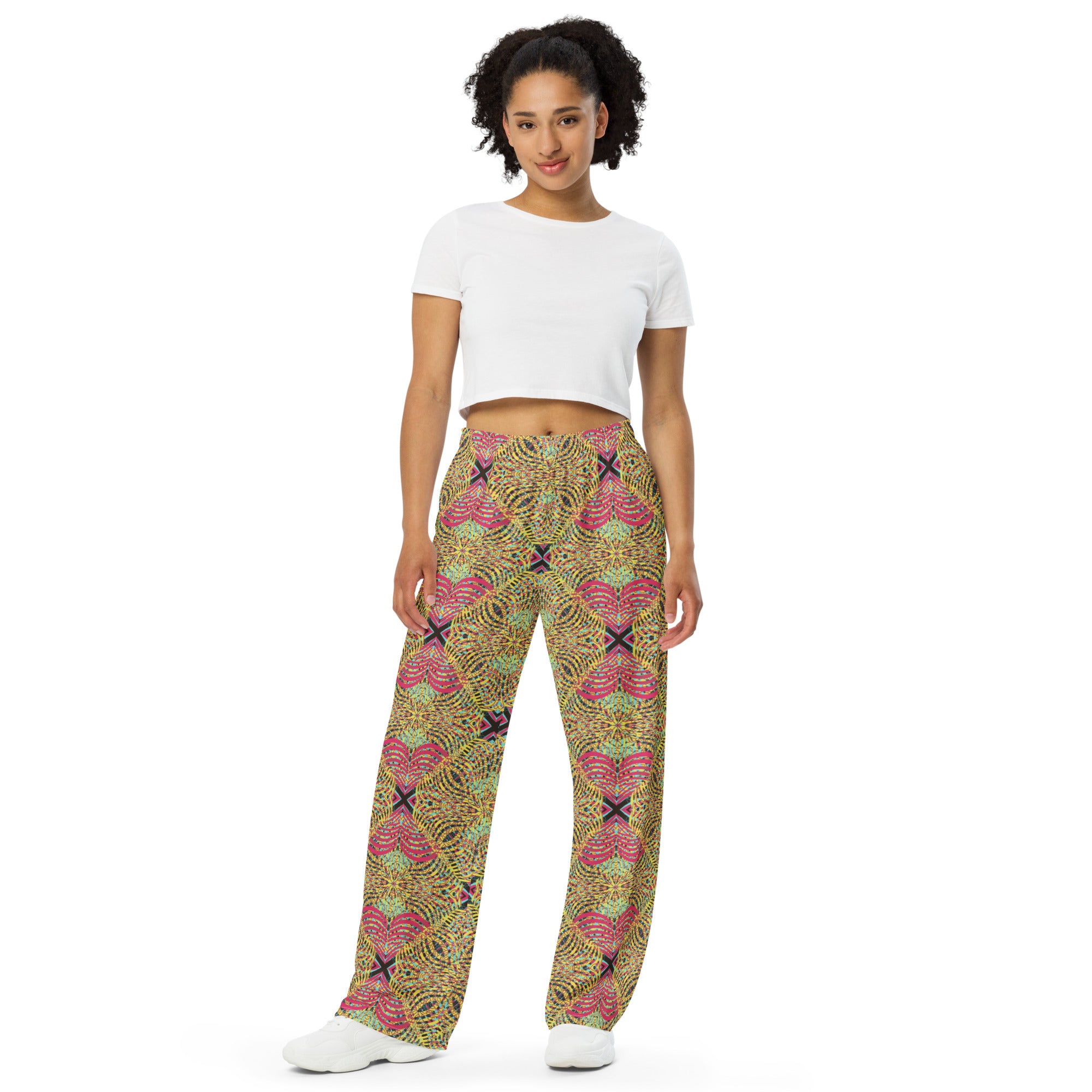unisex wide leg pants Mandala chic VI