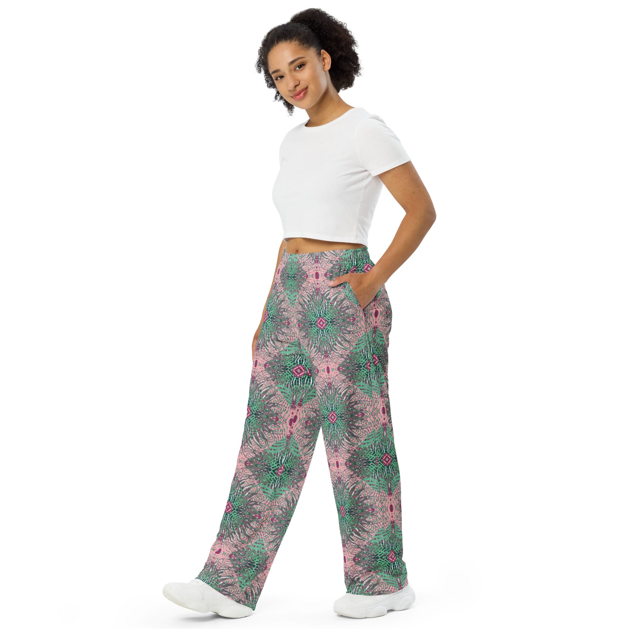 unisex wide leg pants Mandala chic VIII