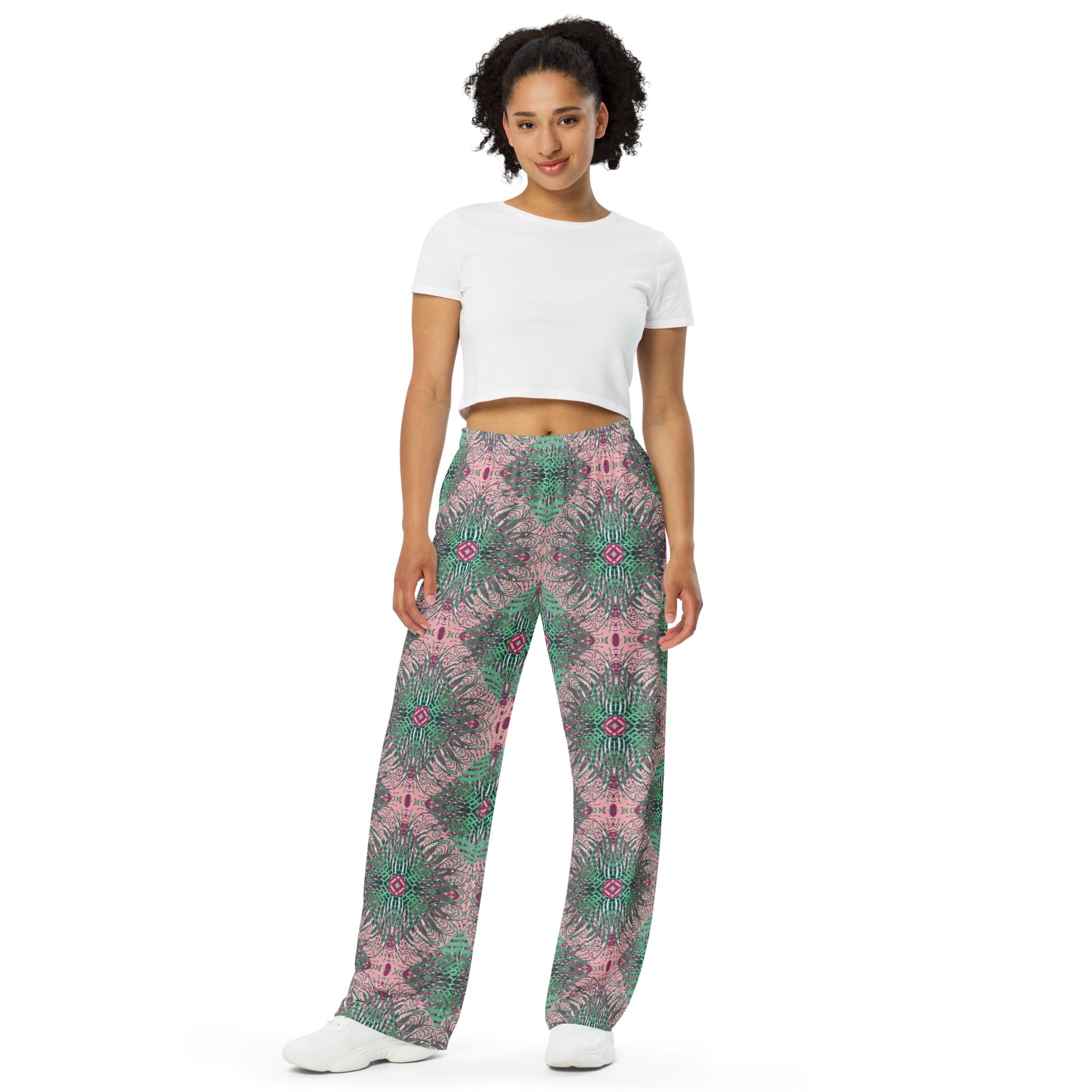 unisex wide leg pants Mandala chic VIII