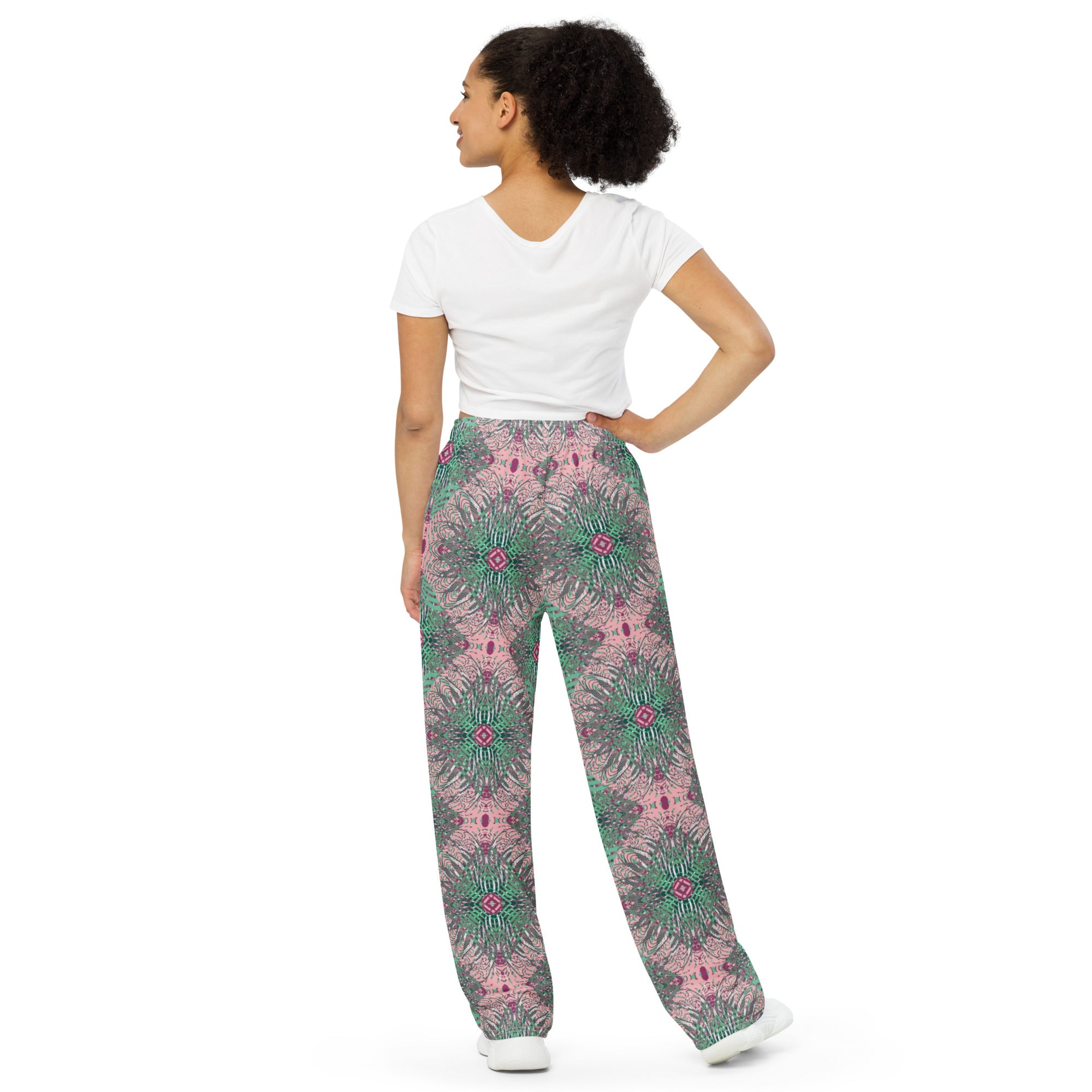 unisex wide leg pants Mandala chic VIII