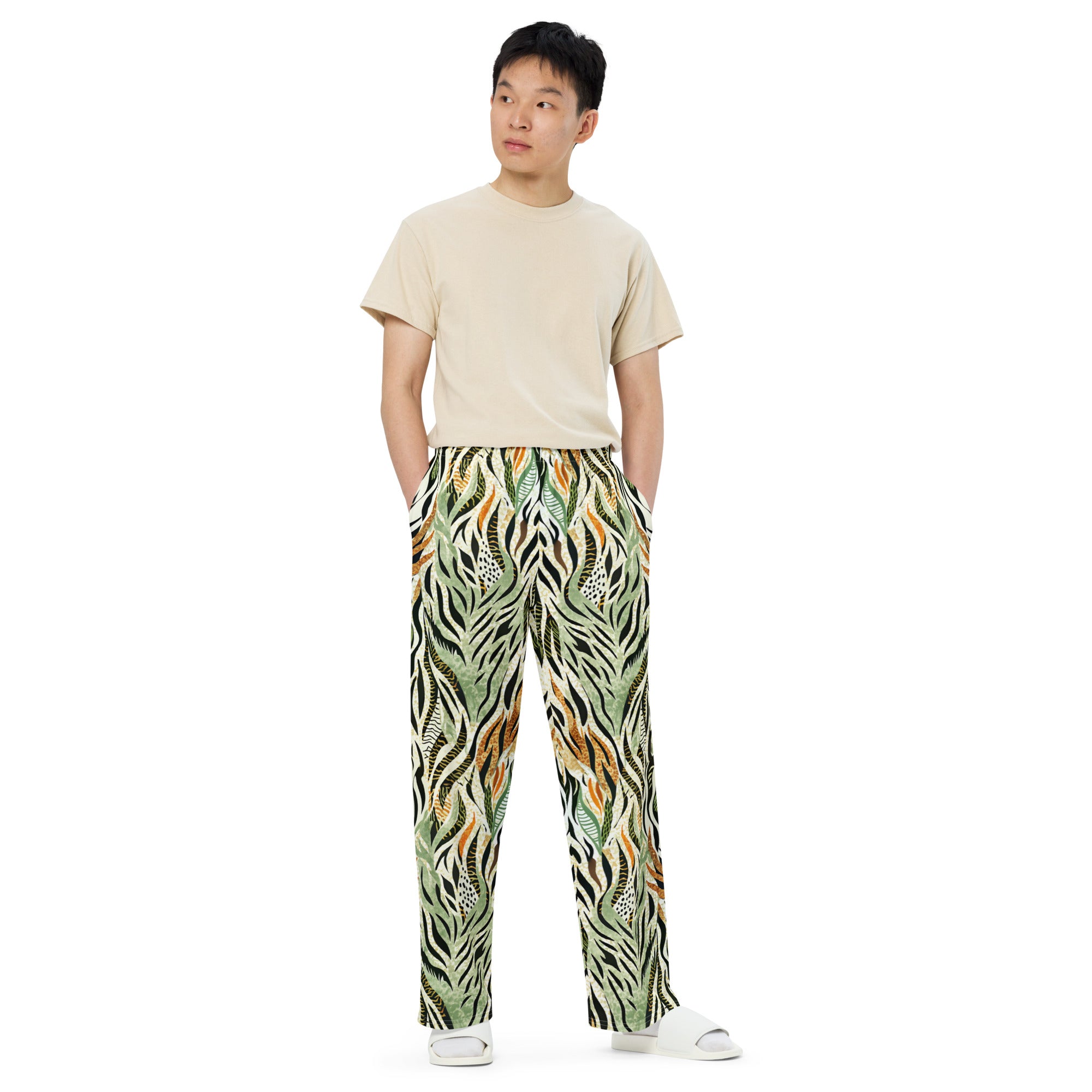 unisex wide leg pants Nature Design II