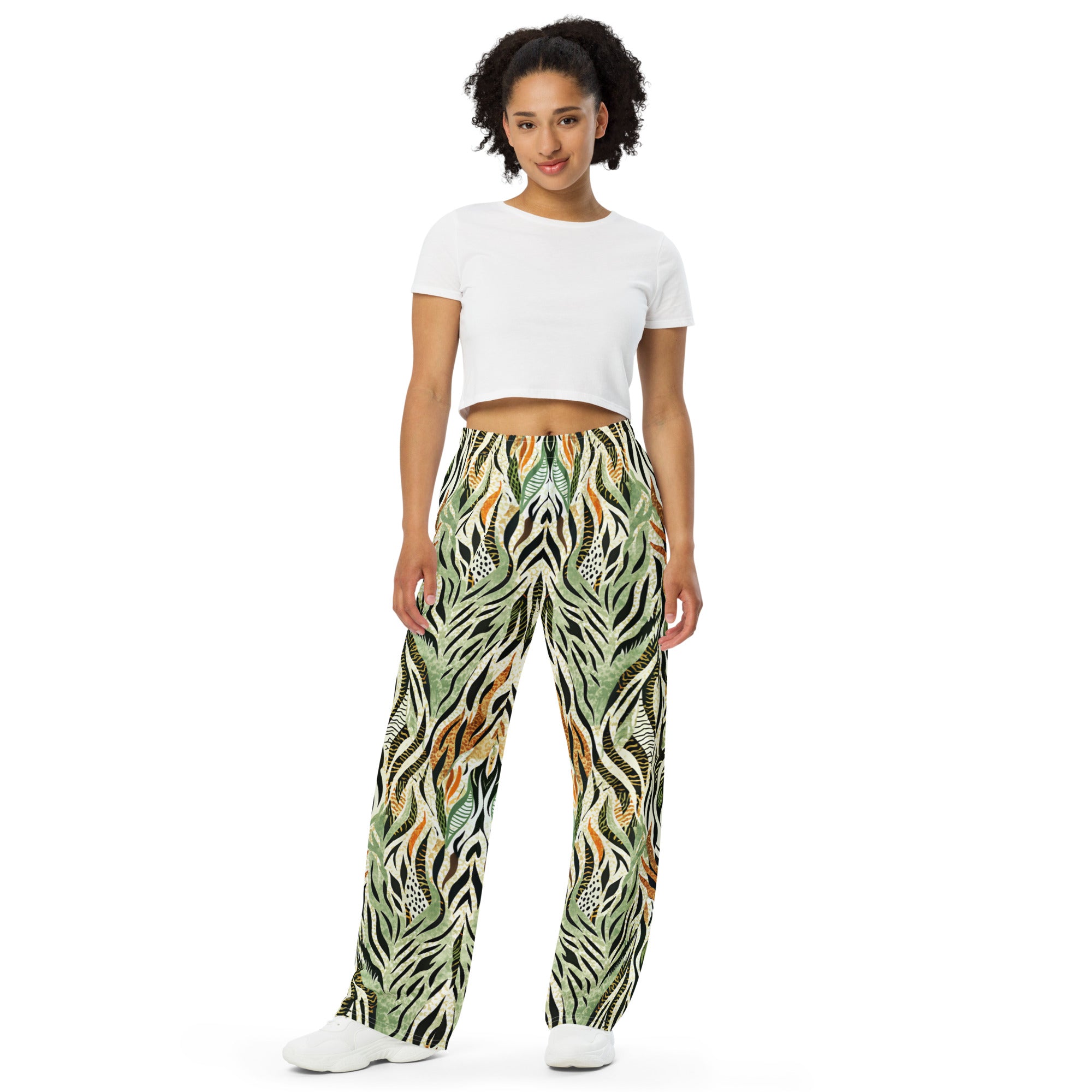 unisex wide leg pants Nature Design II