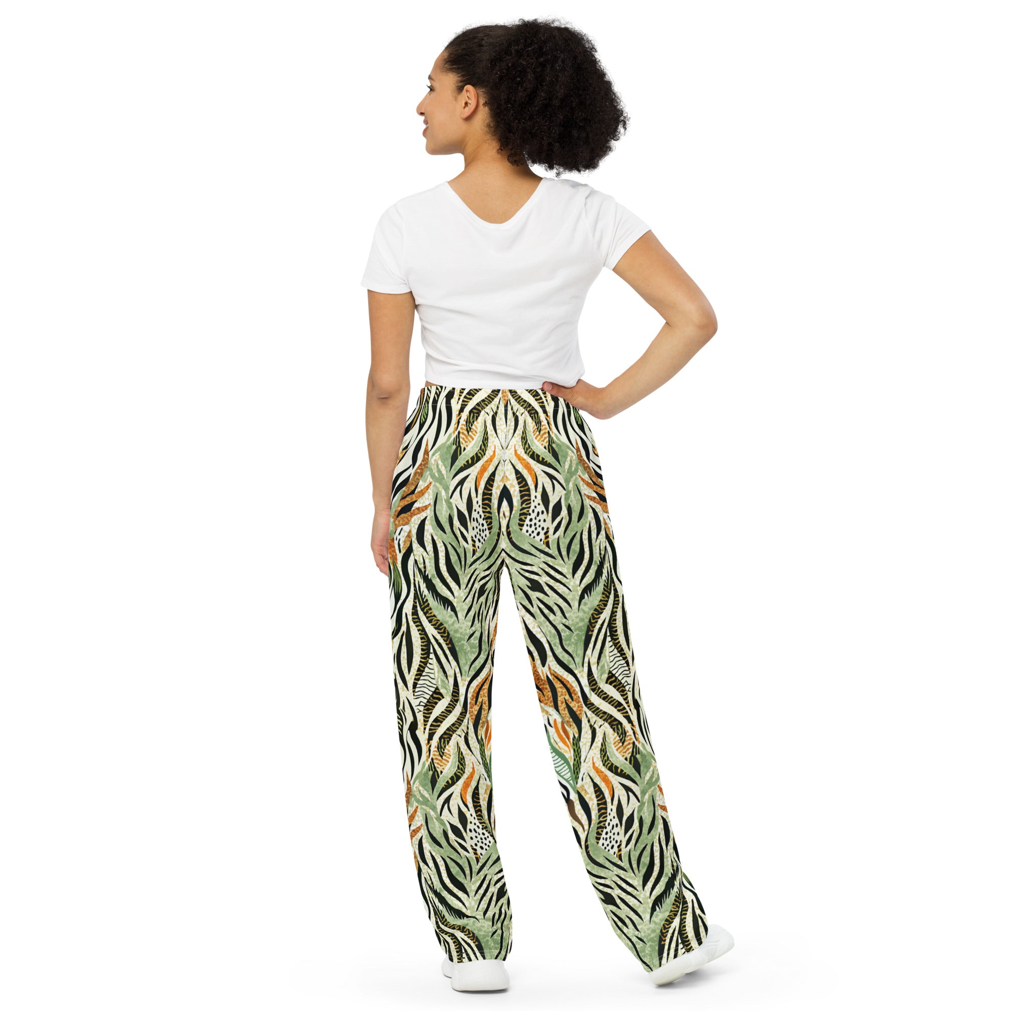 unisex wide leg pants Nature Design II